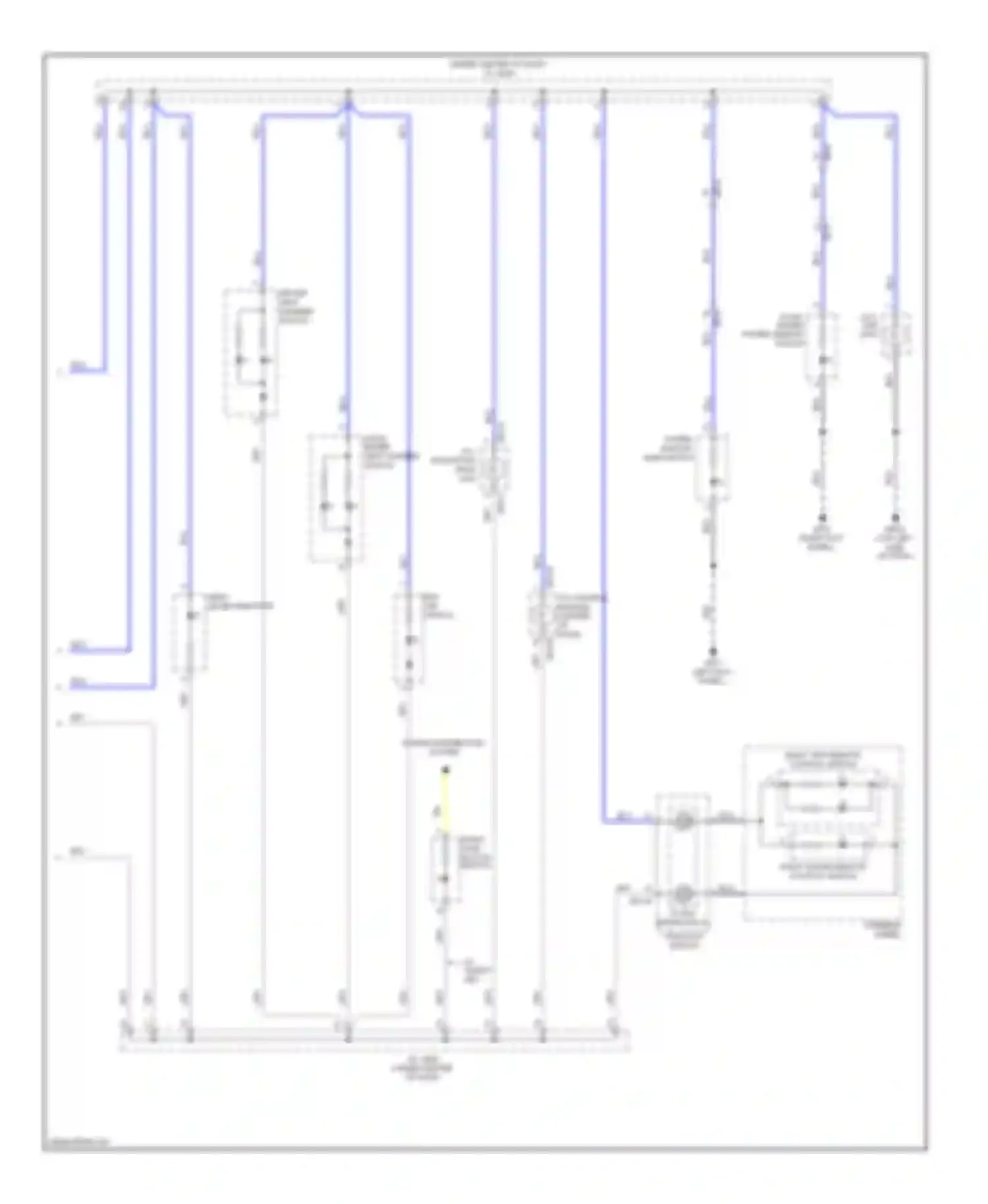 Veloster Hyundai I (2011-2015): Instrument illumination circuit (2 of 2)