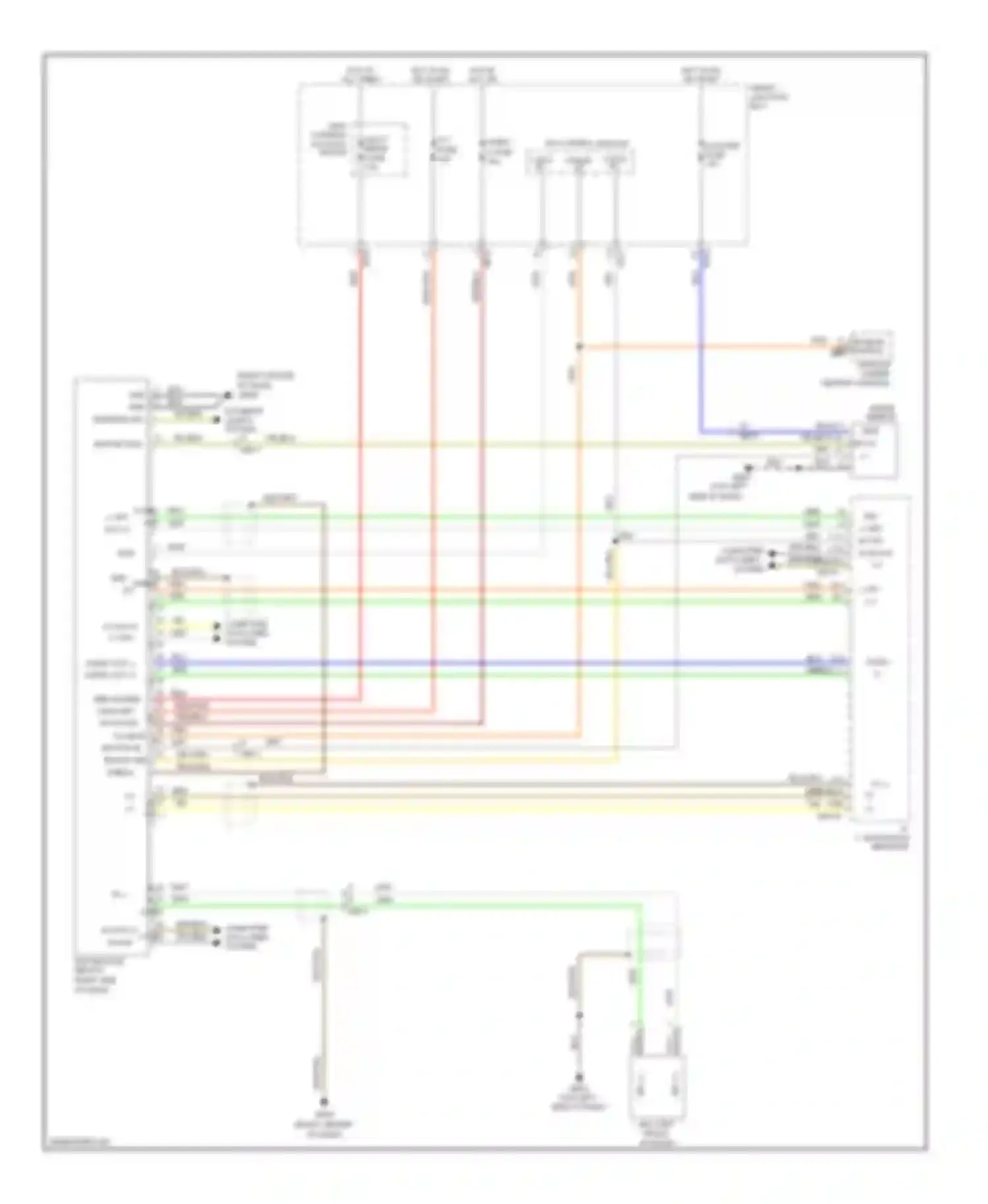 Veloster Hyundai I (2011-2015): Mobile telematic system circuit