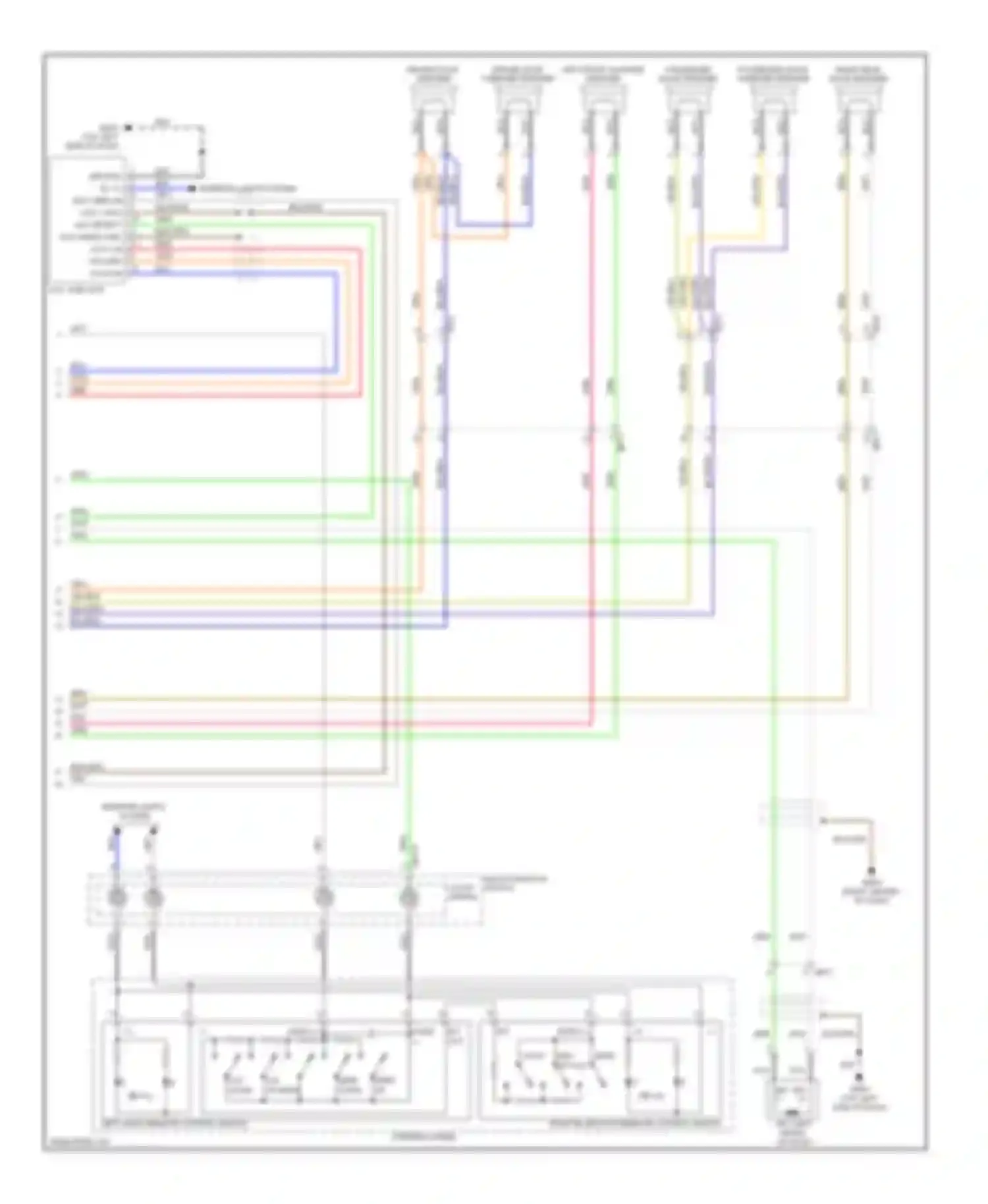 Veloster Hyundai I (2011-2015): Navigation circuit, without amplifier (2 of 2)