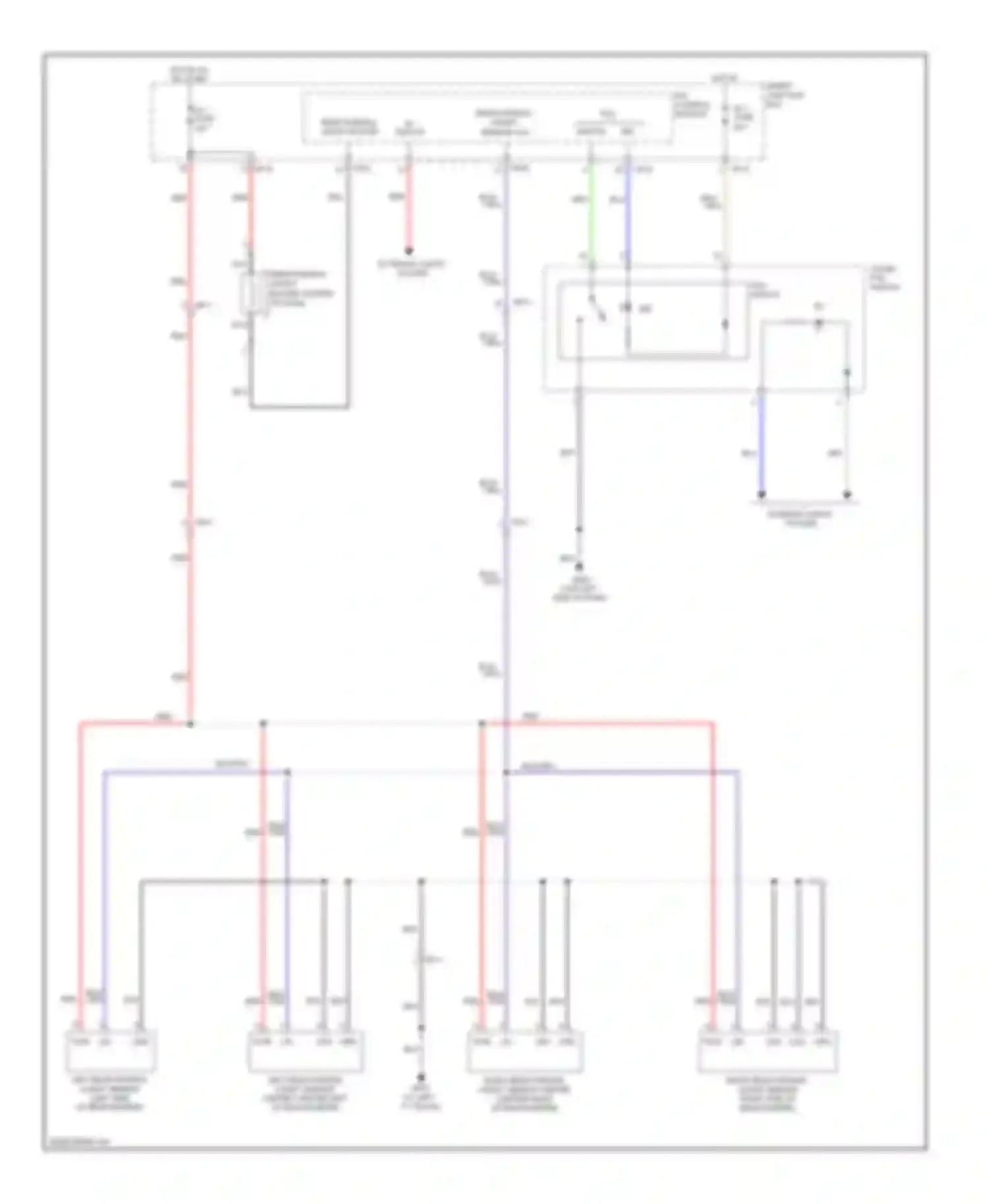 Veloster Hyundai I (2011-2015): Parking assistant circuit