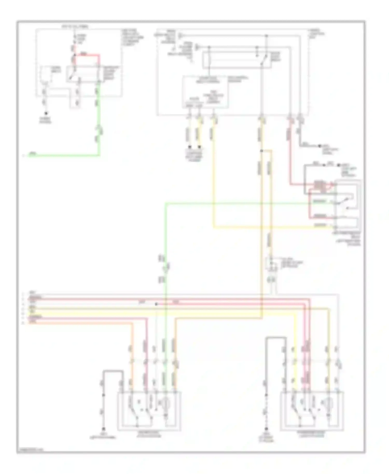 Veloster Hyundai I (2011-2015): Power door locks circuit (2 of 2)