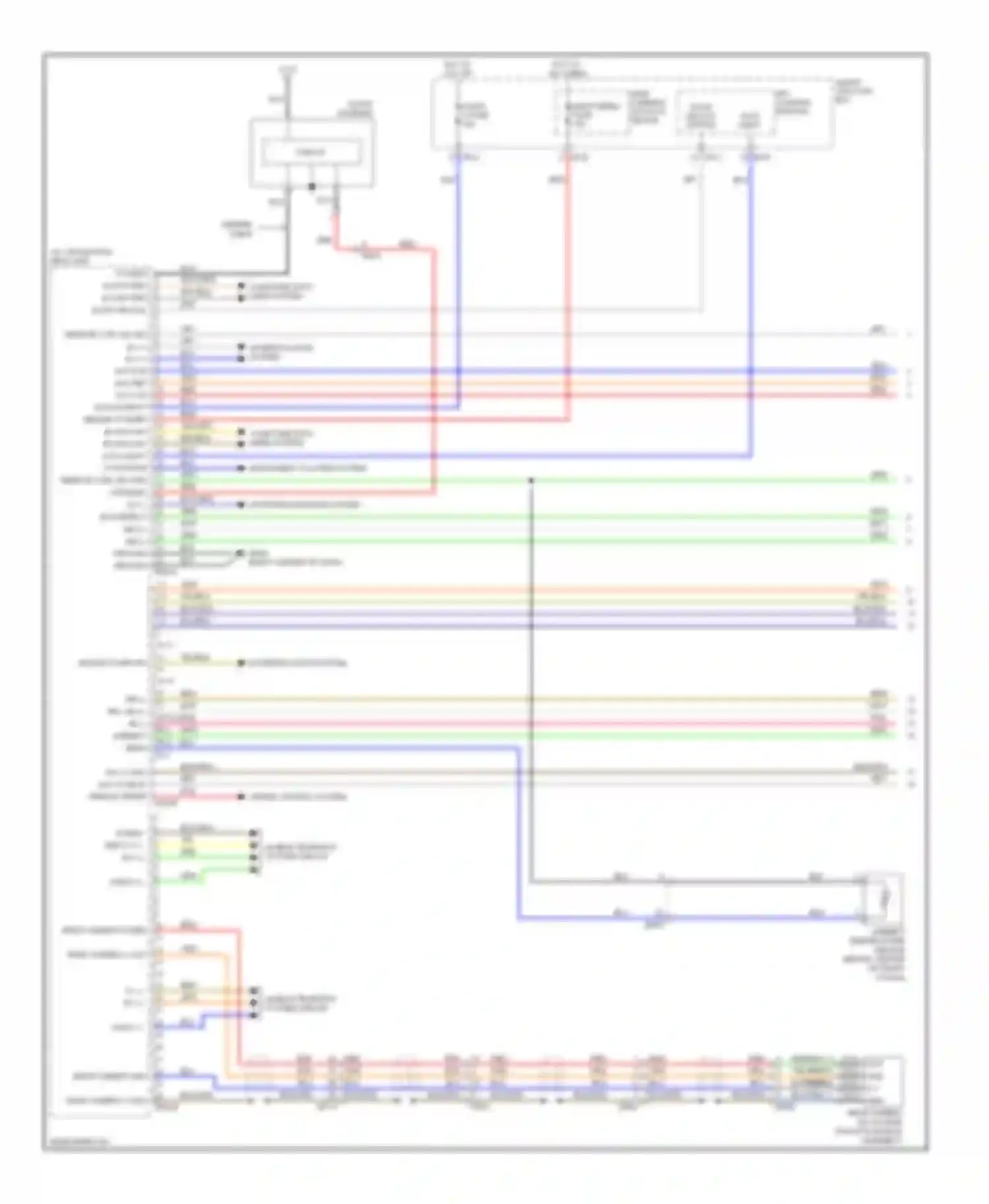 Veloster Hyundai I (2011-2015): Radio circuit, without amplifier (1 of 2)
