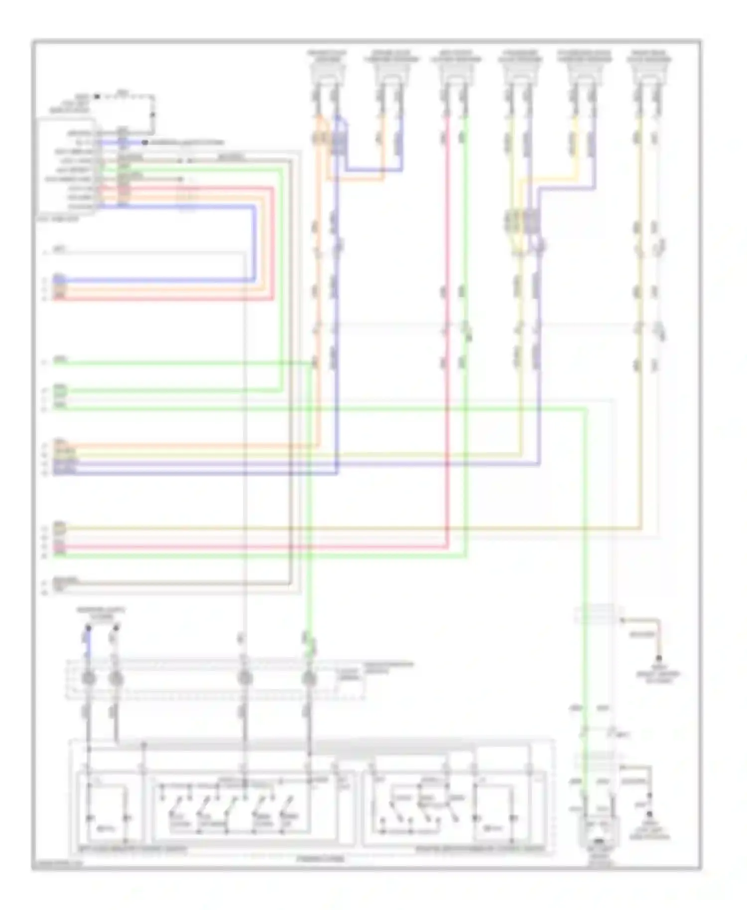 Veloster Hyundai I (2011-2015): Radio circuit, without amplifier (2 of 2)
