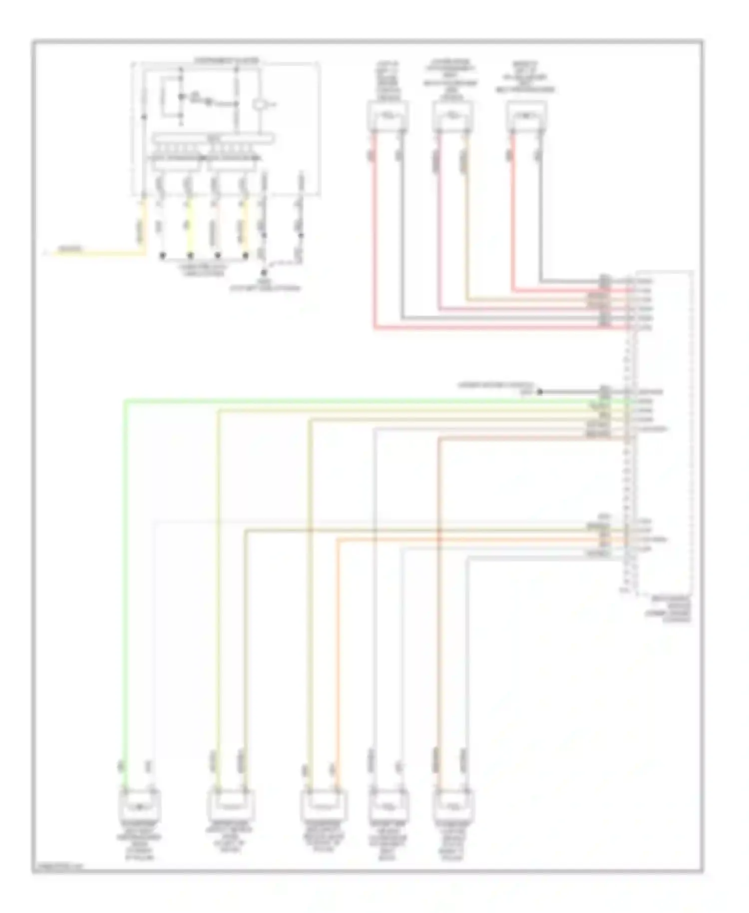 Veloster Hyundai I (2011-2015): Supplemental restraints circuit, depowered (2 of 2)