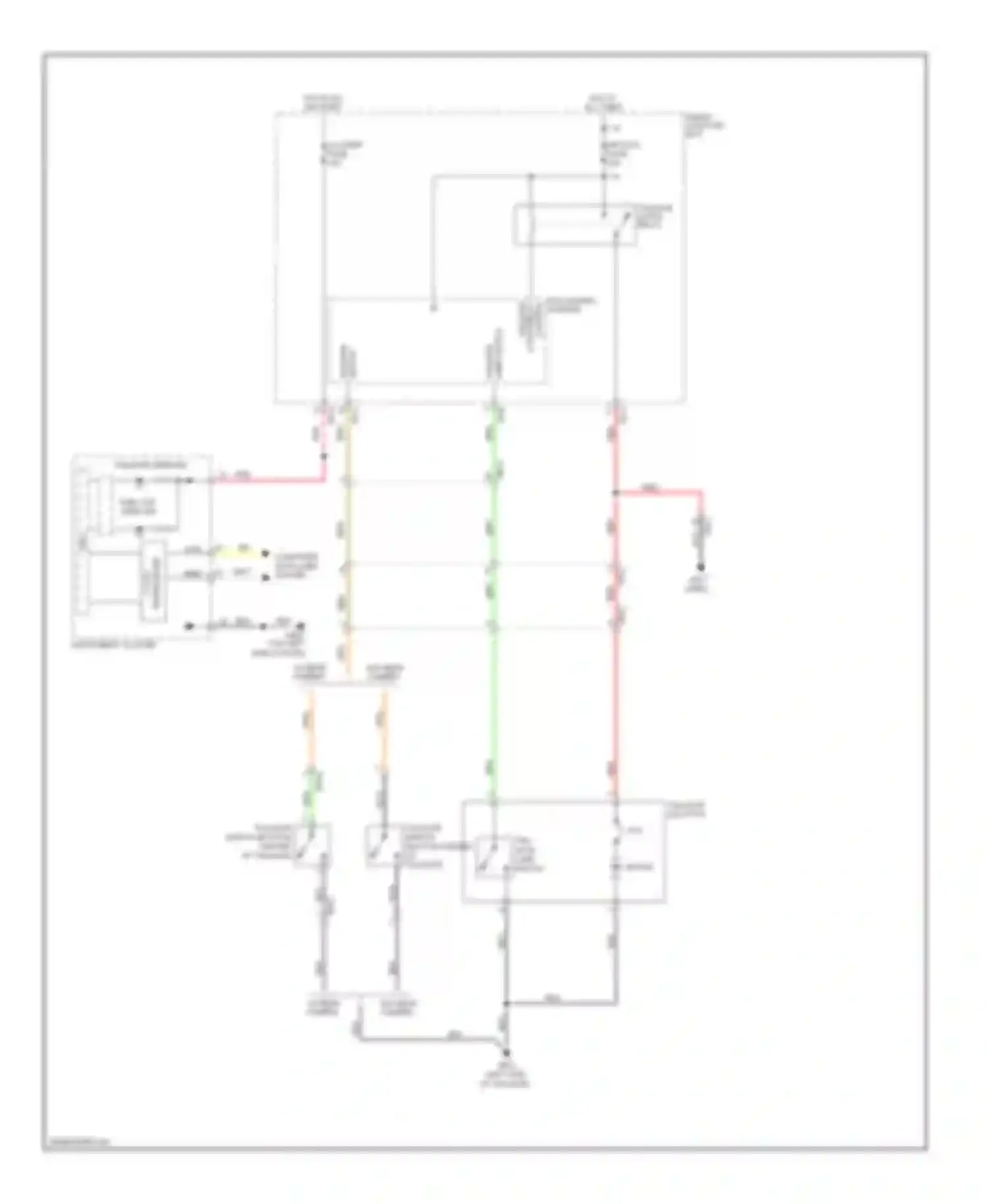 Veloster Hyundai I (2011-2015): Power tailgate circuit