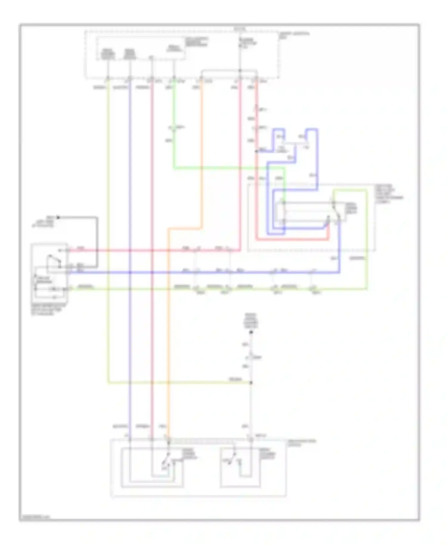 Veloster Hyundai I (2011-2015): Rear wiper/washer circuit
