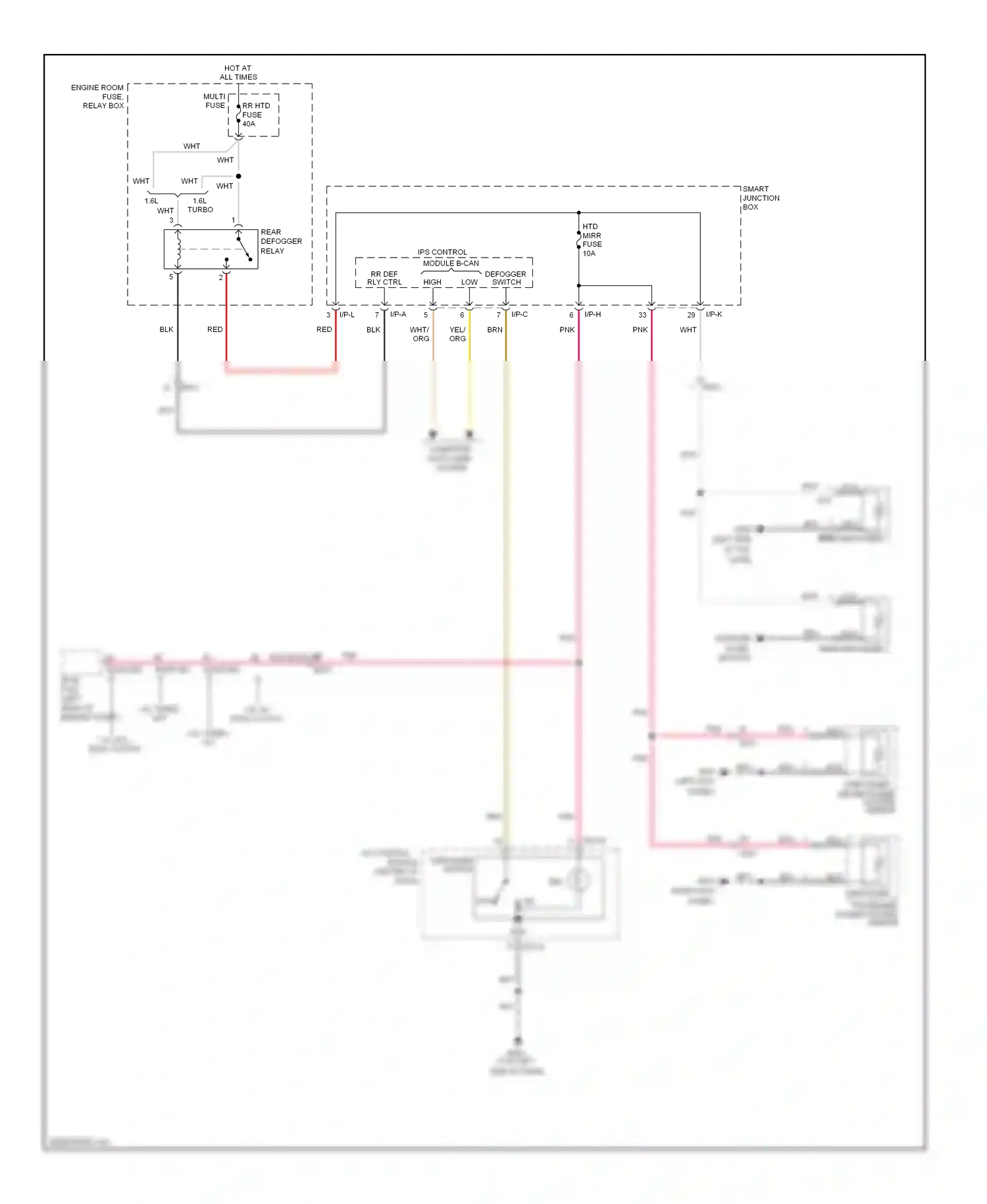 Wiring diagram a/c control module for Hyundai Veloster I (2011-2015) (1 of 4)