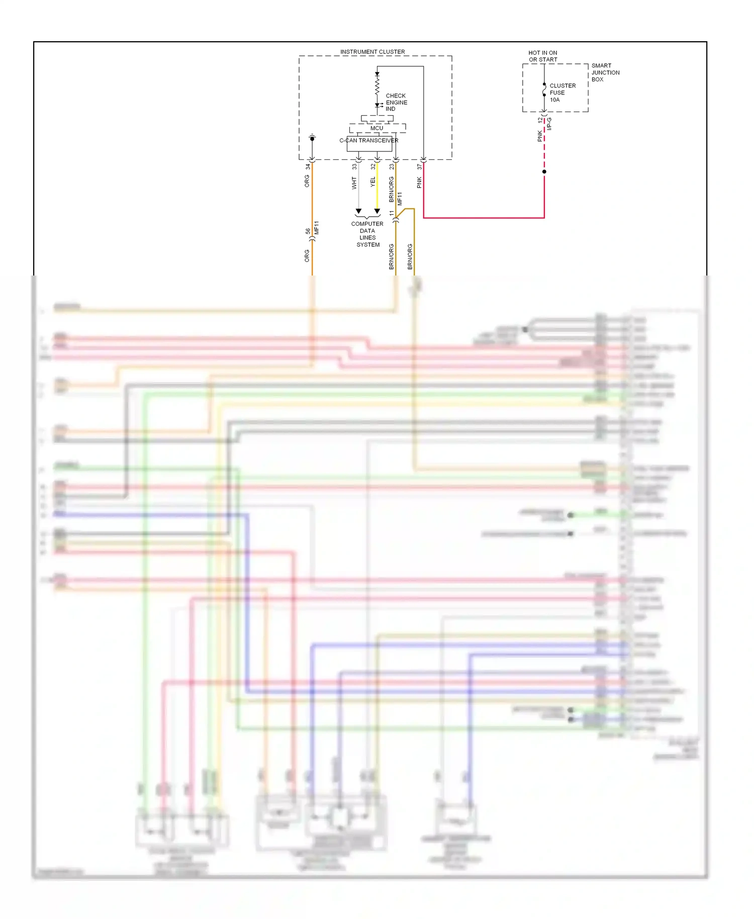 Wiring diagram blu for Hyundai Veloster I (2011-2015) (30 of 80)