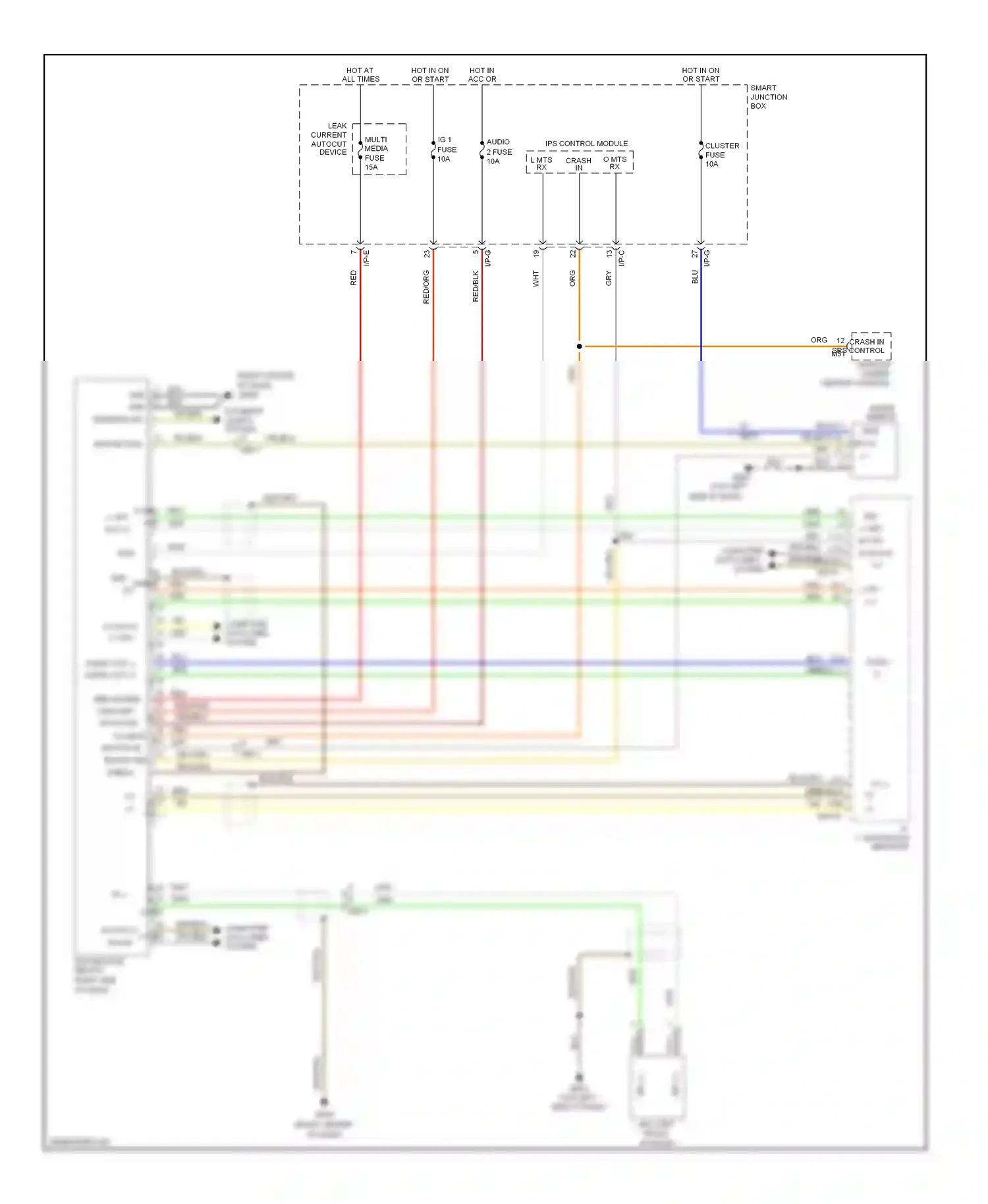 Wiring diagram computer data lines system for Hyundai Veloster I (2011-2015) (24 of 44)