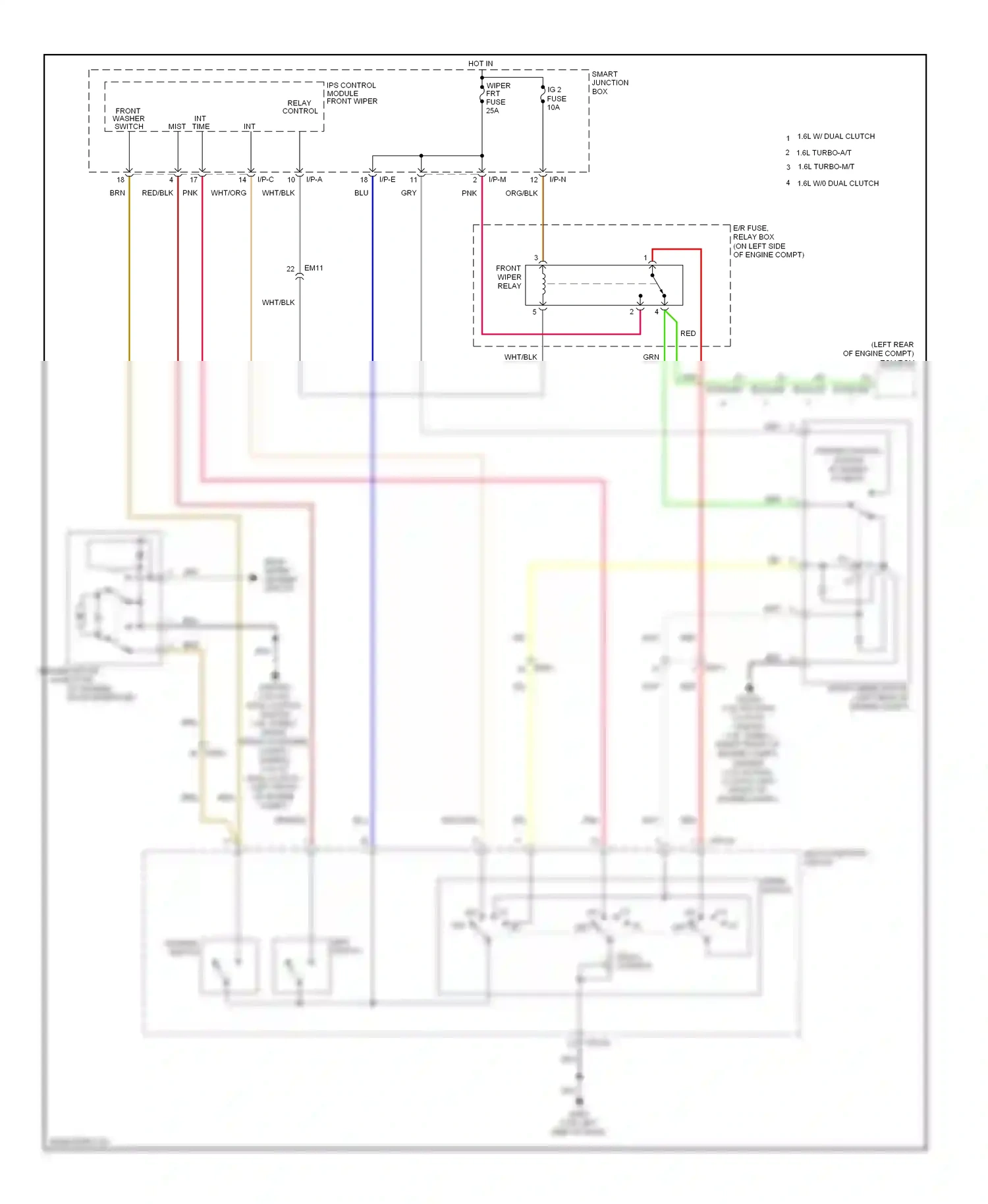 Wiring diagram eggd-mk for Hyundai Veloster I (2011-2015) (5 of 5)