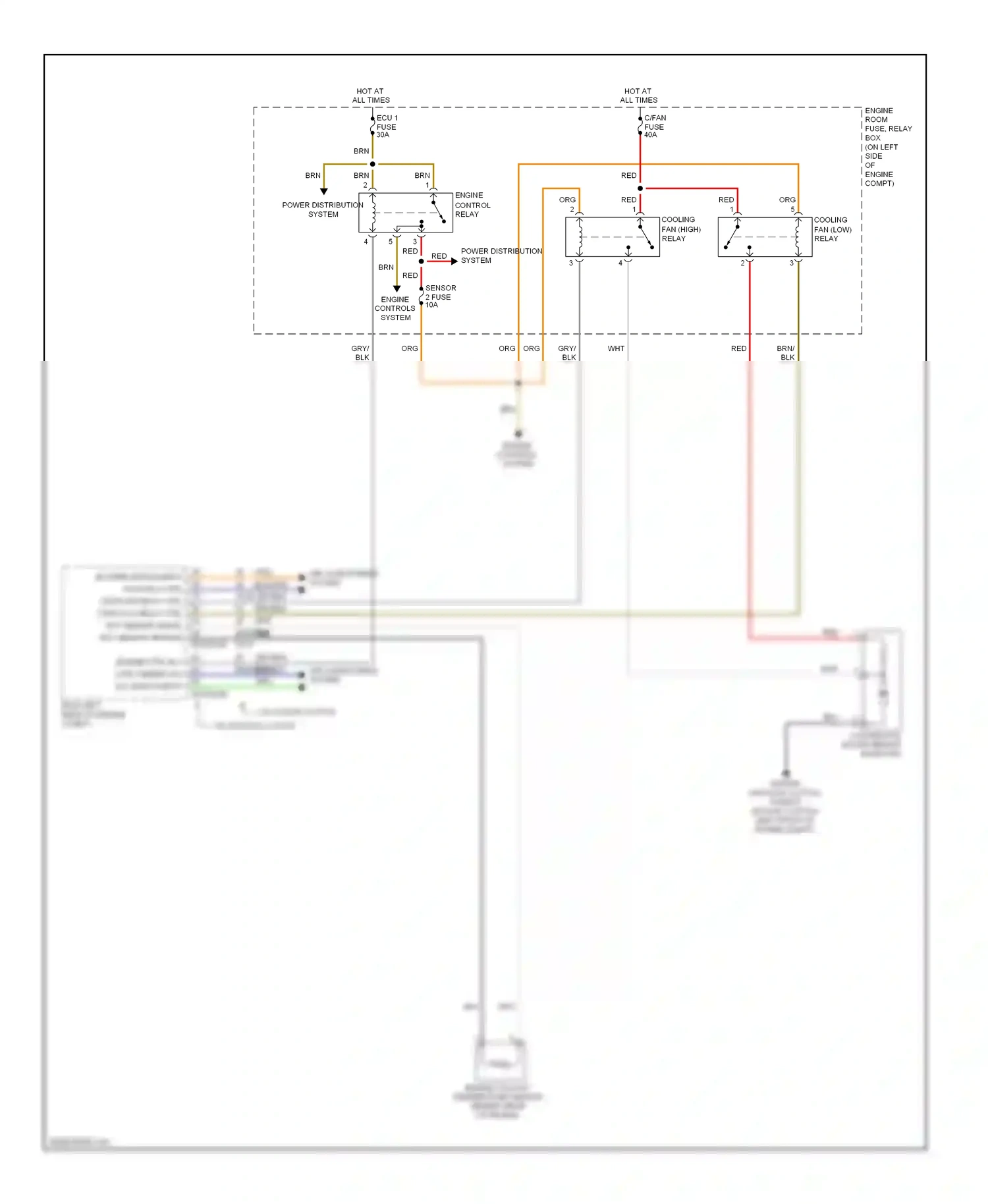 Wiring diagram engine controls system for Hyundai Veloster I (2011-2015) (1 of 4)