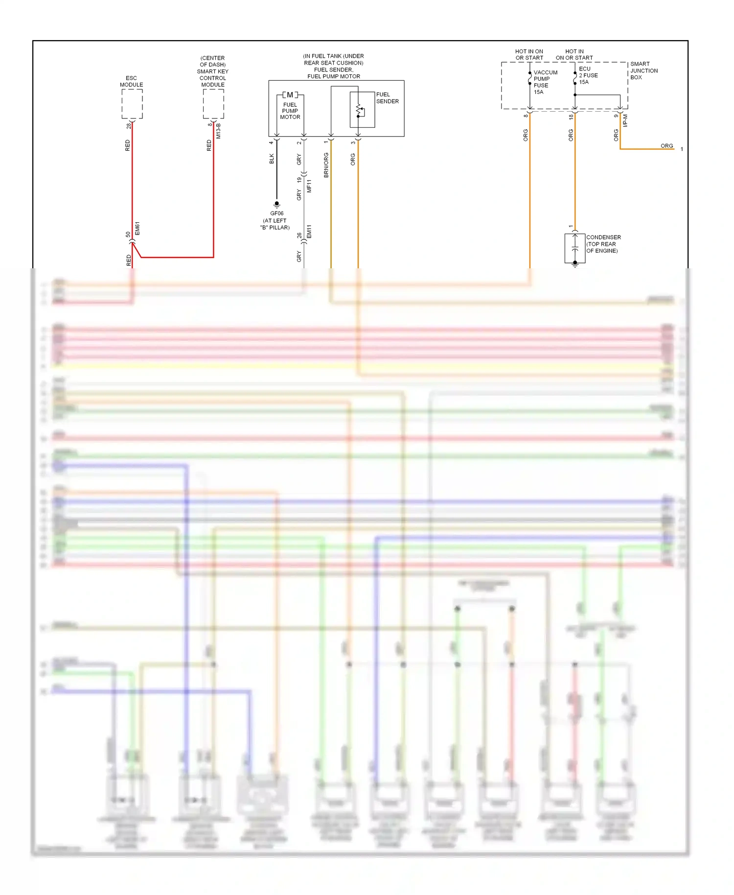 Wiring diagram esc module for Hyundai Veloster I (2011-2015) (8 of 8)