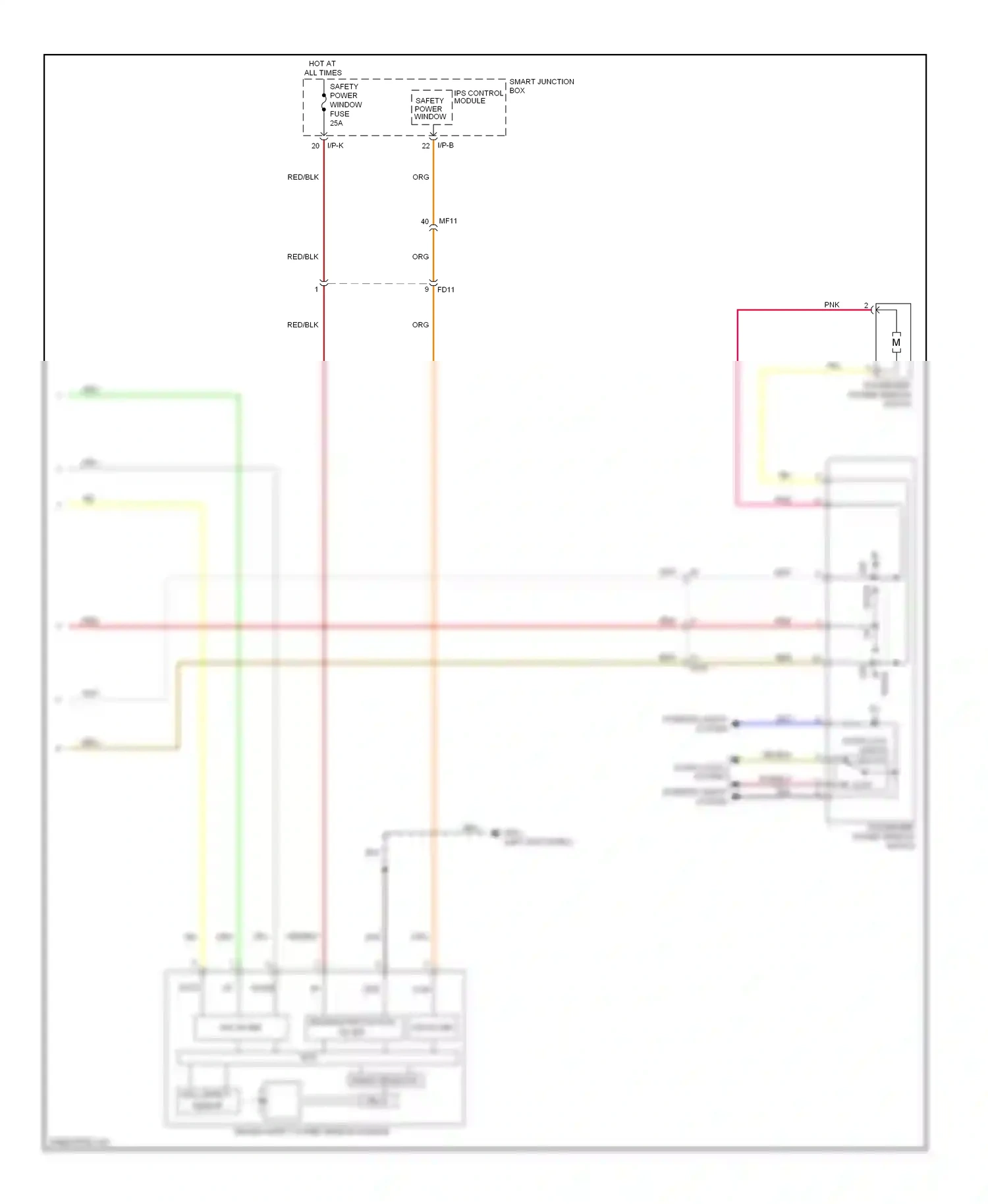 Wiring diagram hall effect sensor for Hyundai Veloster I (2011-2015) (1 of 1)