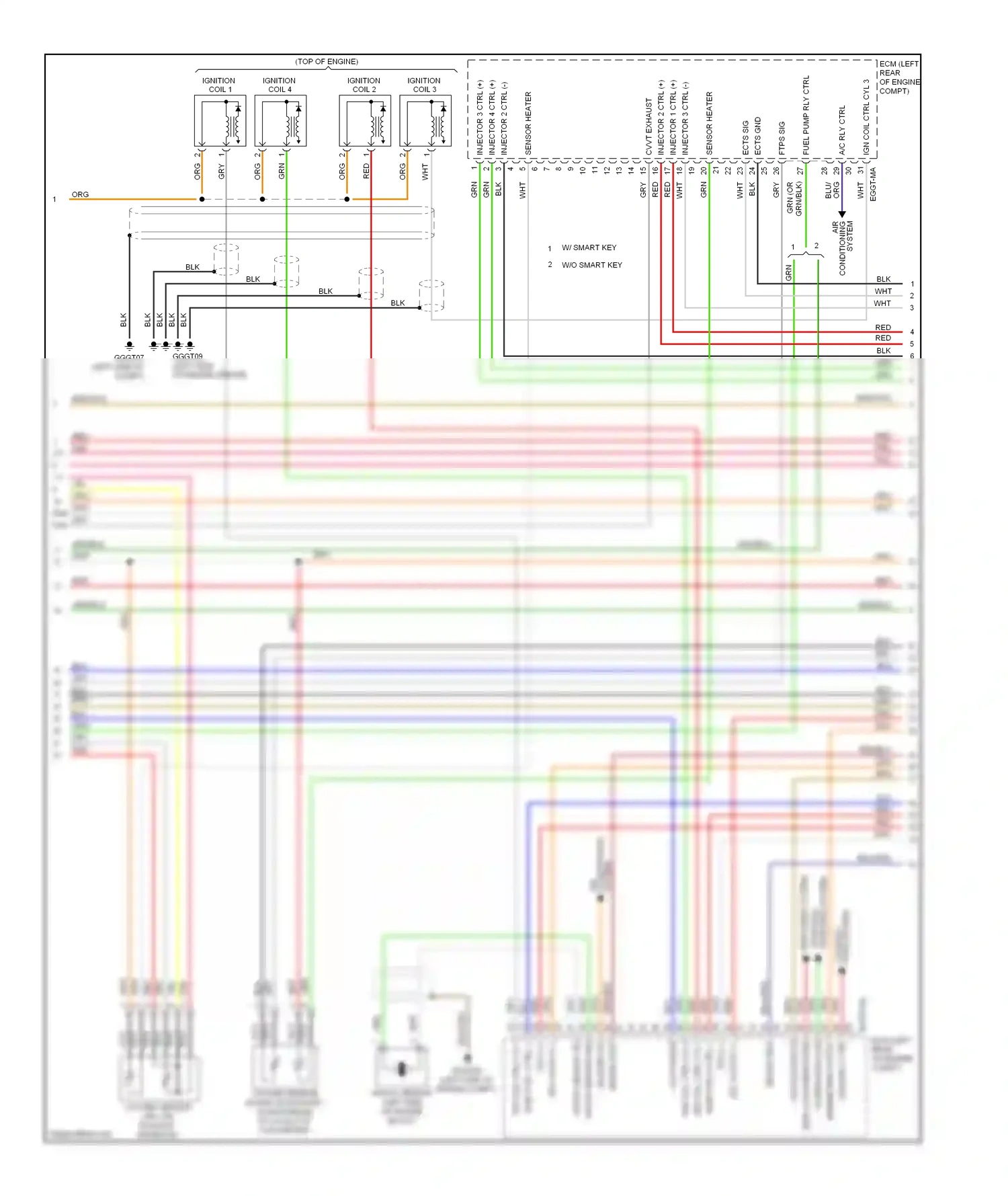 Wiring diagram ign coil ctrl cyl 2 for Hyundai Veloster I (2011-2015) (2 of 2)