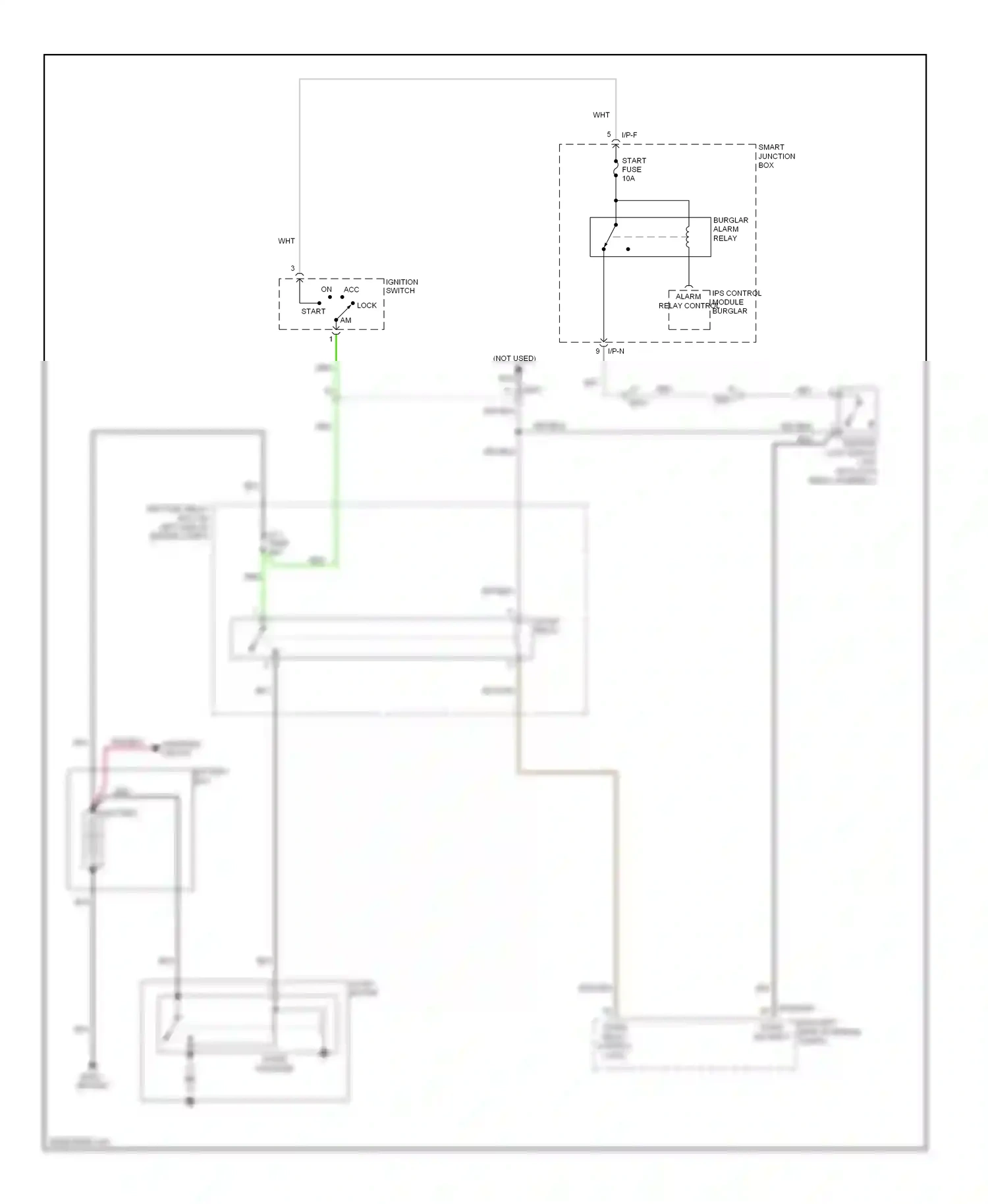 Wiring diagram ignition switch for Hyundai Veloster I (2011-2015) (2 of 4)