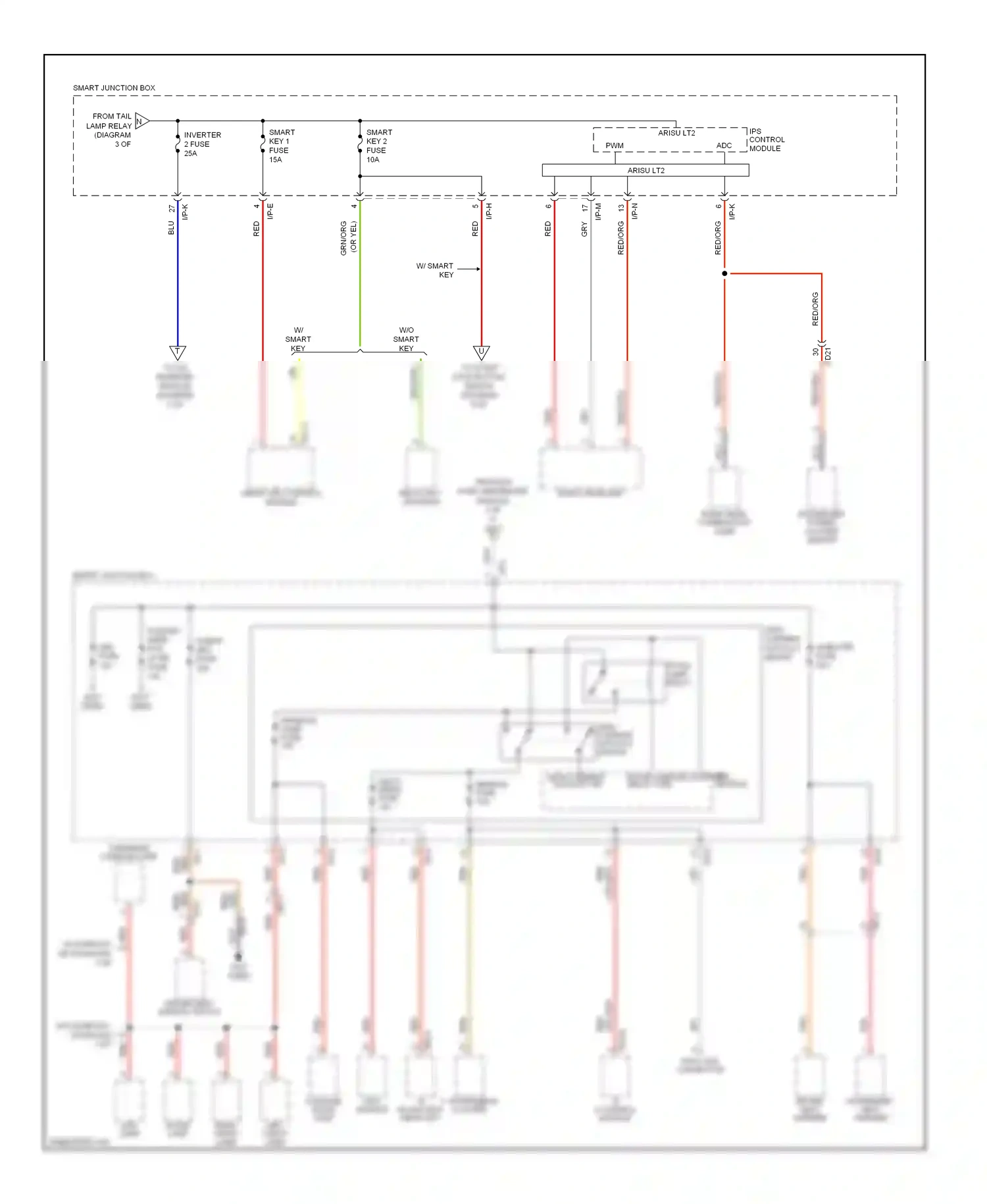 Wiring diagram i/p-e for Hyundai Veloster I (2011-2015) (16 of 19)
