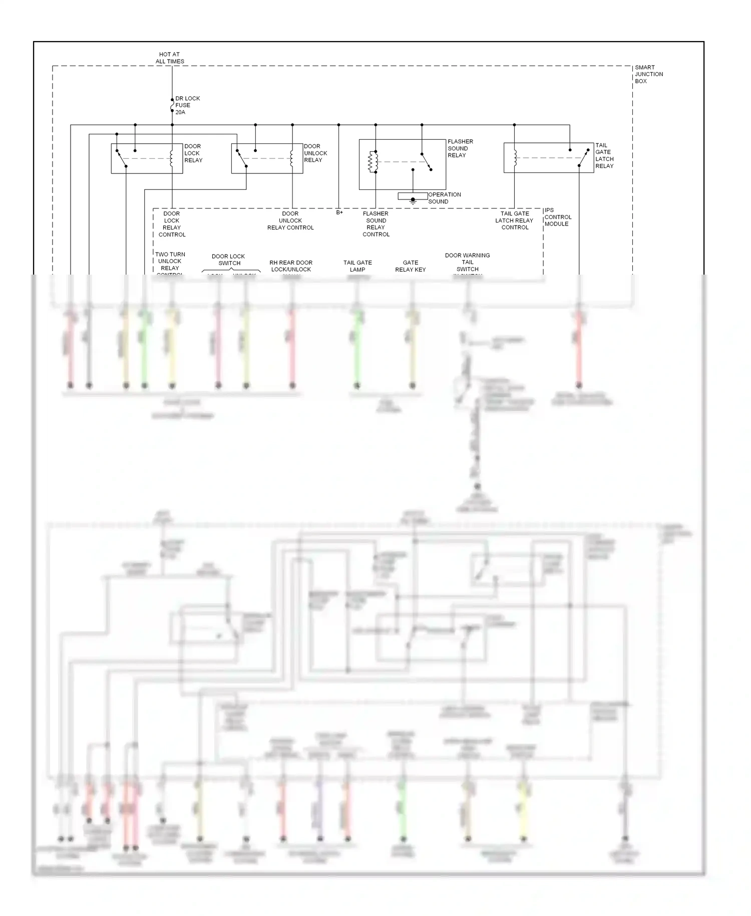 Wiring diagram ips control module ground for Hyundai Veloster I (2011-2015) (1 of 1)
