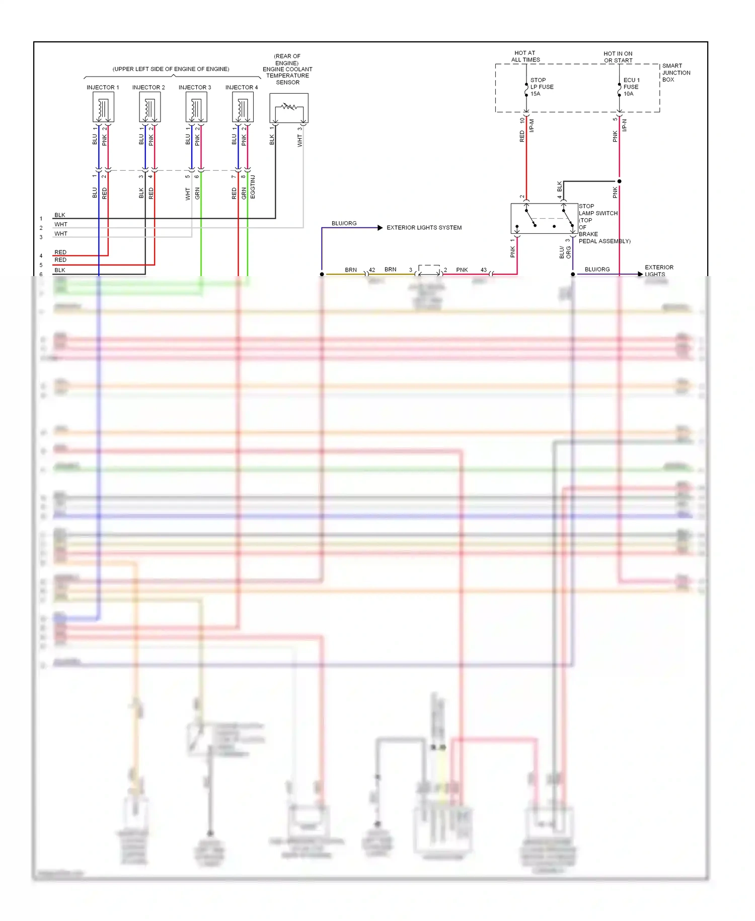 Wiring diagram lines system for Hyundai Veloster I (2011-2015) (1 of 1)