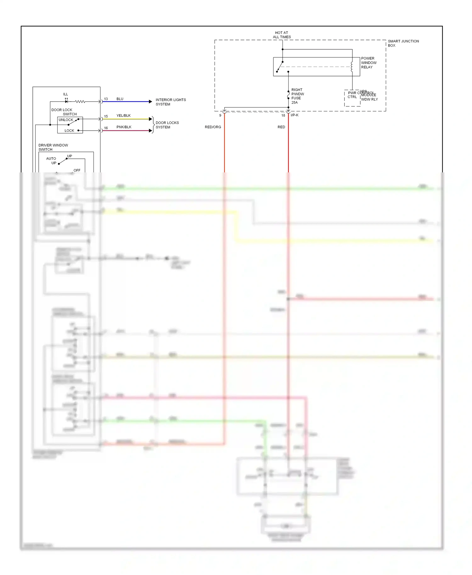 Wiring diagram off up down down up for Hyundai Veloster I (2011-2015) (1 of 1)