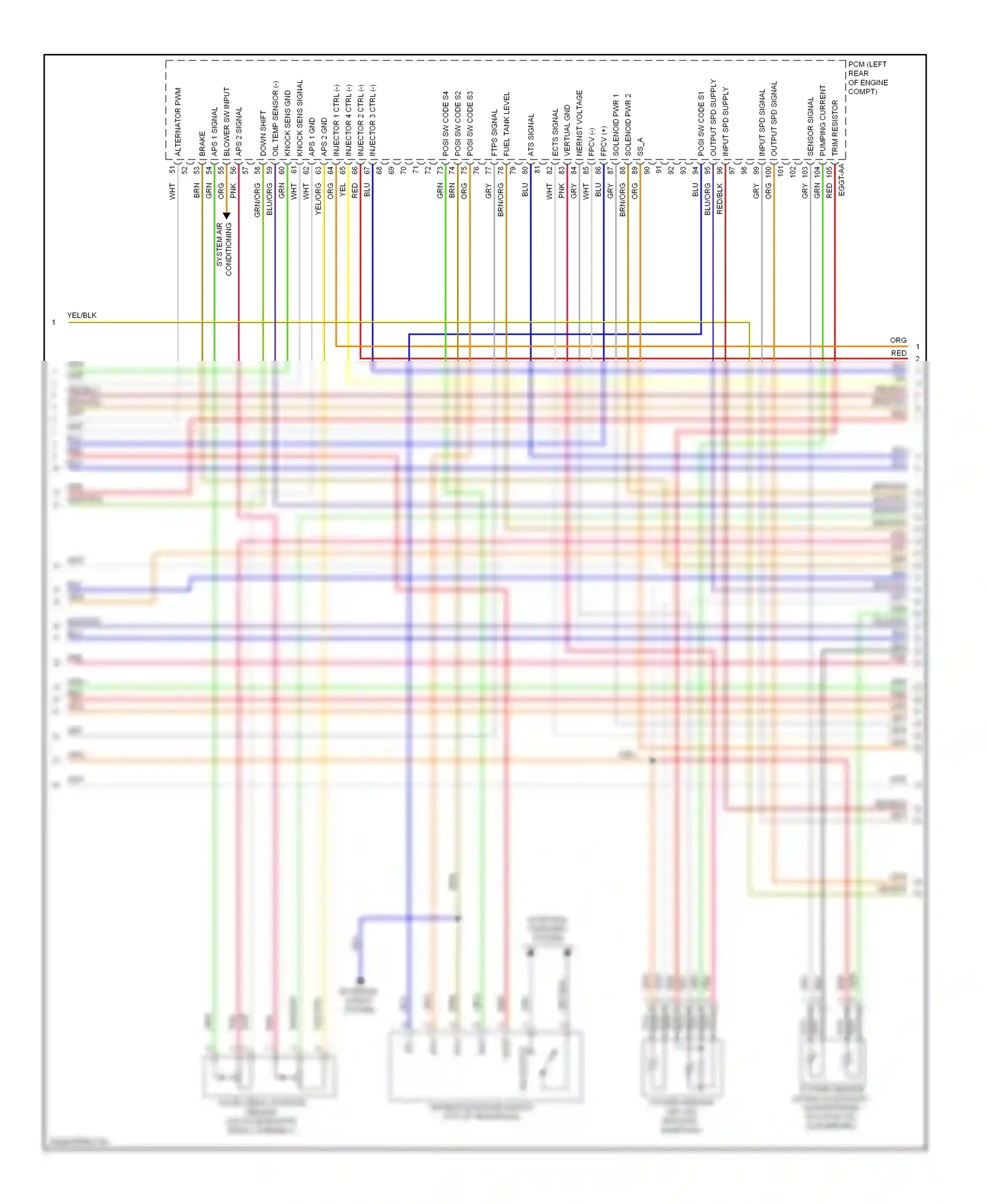 Wiring diagram pumping current for Hyundai Veloster I (2011-2015) (1 of 1)
