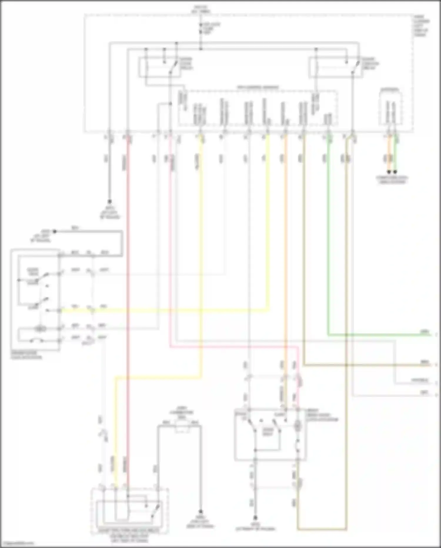 Veloster Hyundai II (2018-2024): Forced entry circuit (1 of 2)