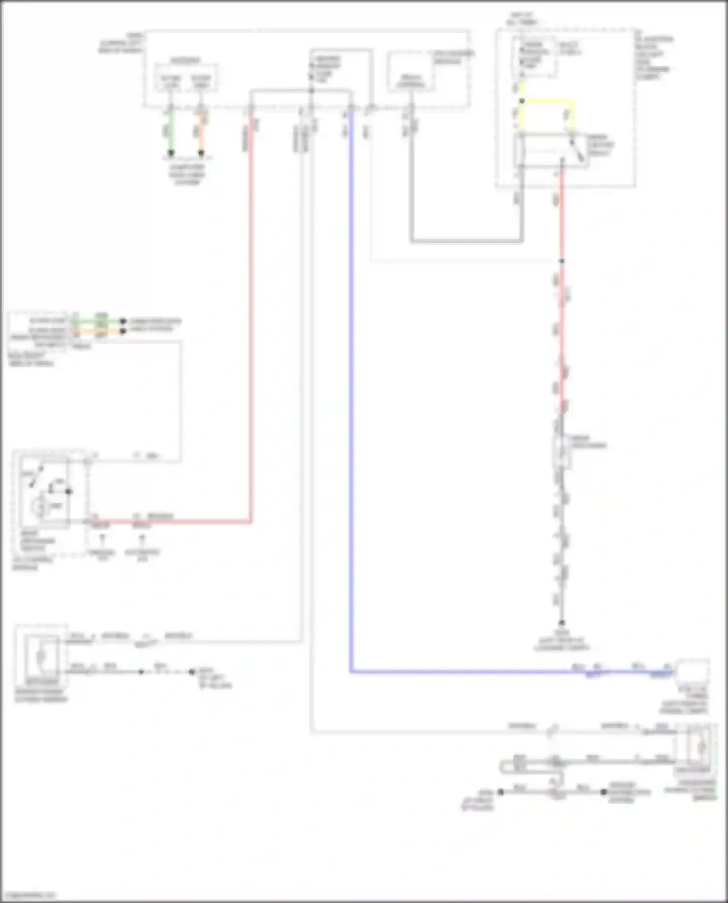 Veloster Hyundai II (2018-2024): Defoggers circuit, w/o auto defogger