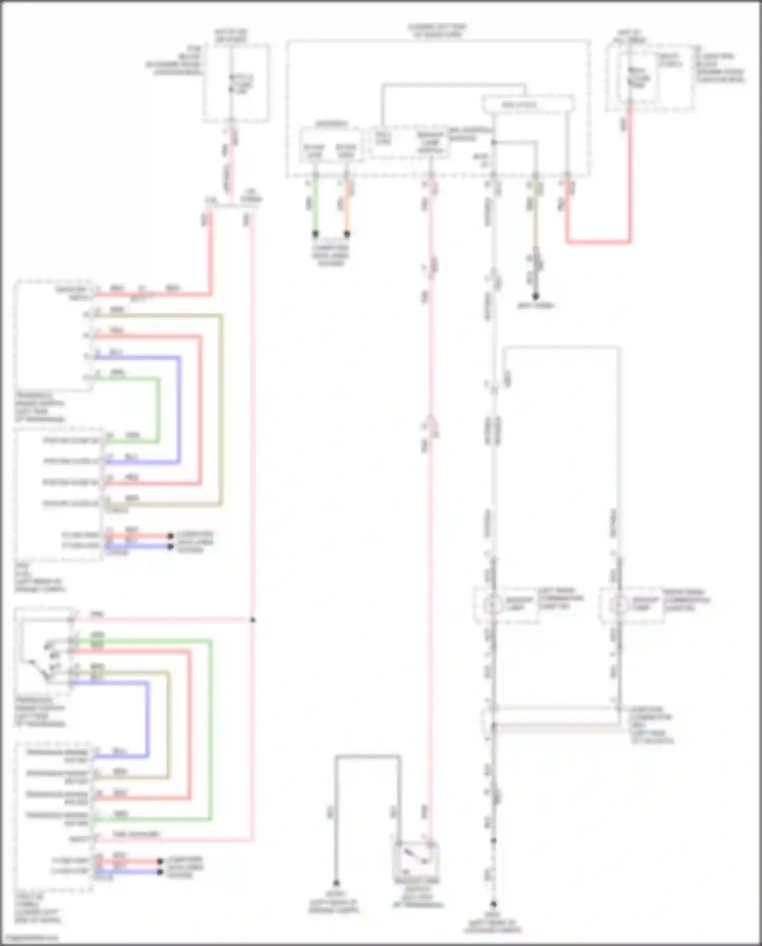 Veloster Hyundai II (2018-2024): Backup lamps circuit