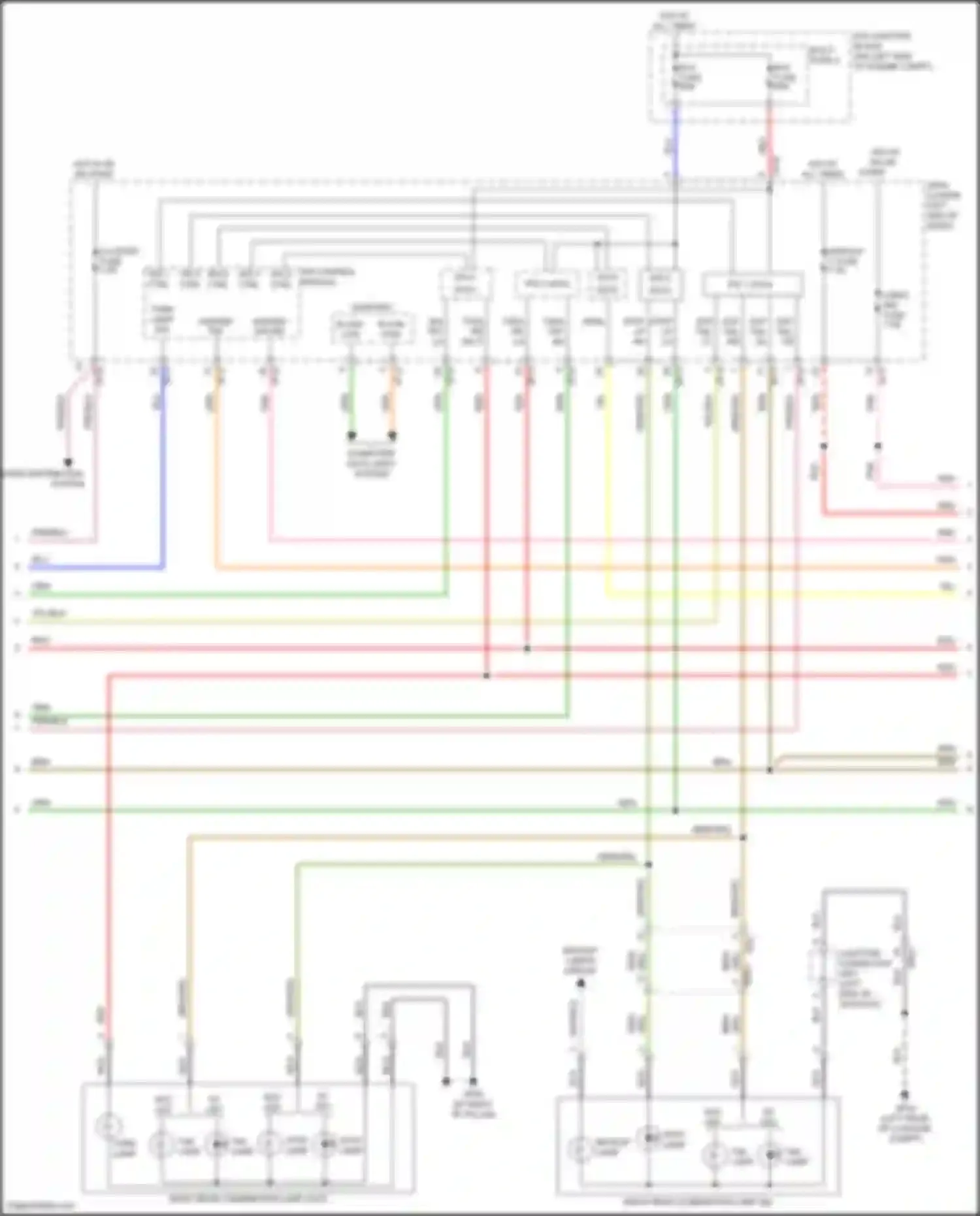 Veloster Hyundai II (2018-2024): Exterior lamps circuit (3 of 4)