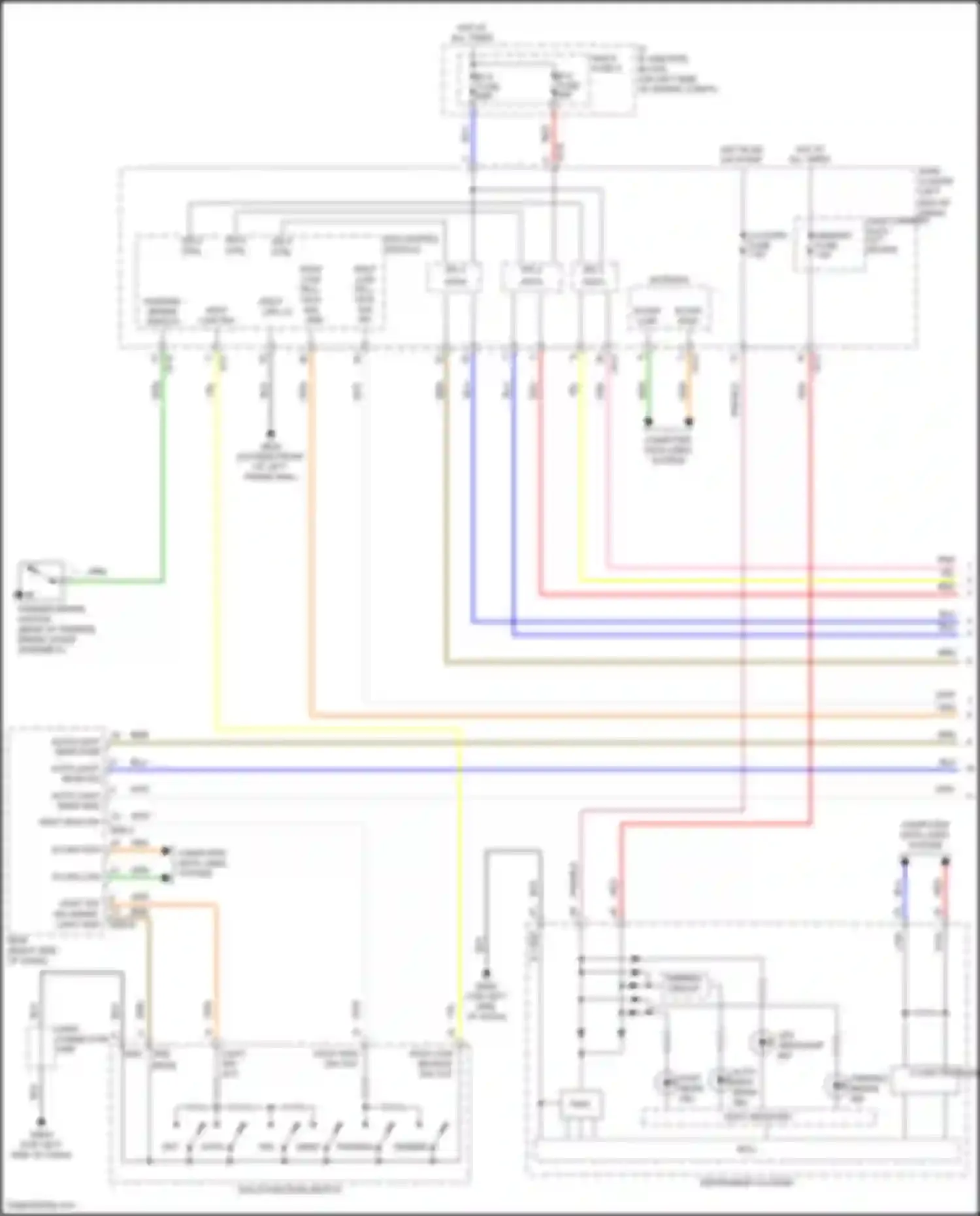 Veloster Hyundai II (2018-2024): Autolamps circuit (1 of 2)