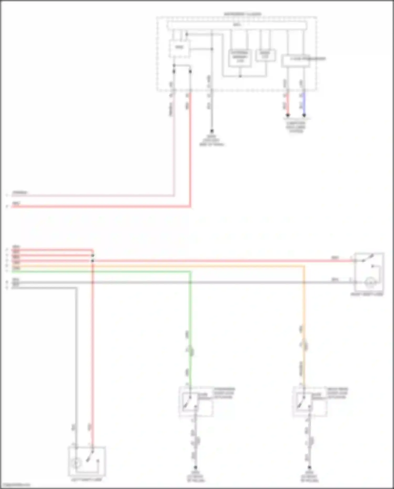 Veloster Hyundai II (2018-2024): Courtesy lamps circuit (2 of 2)