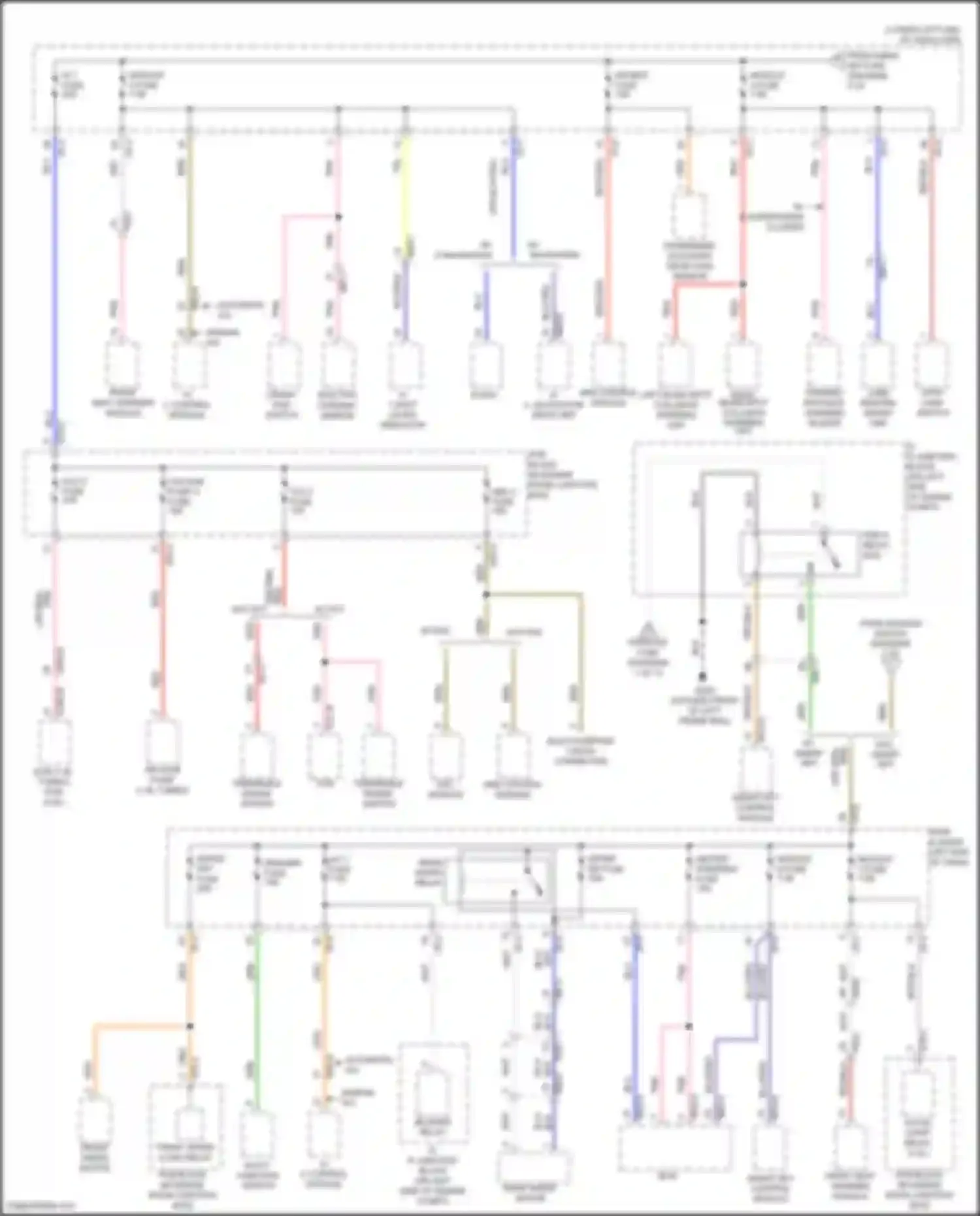 Veloster Hyundai II (2018-2024): Power distribution circuit (3 of 7)