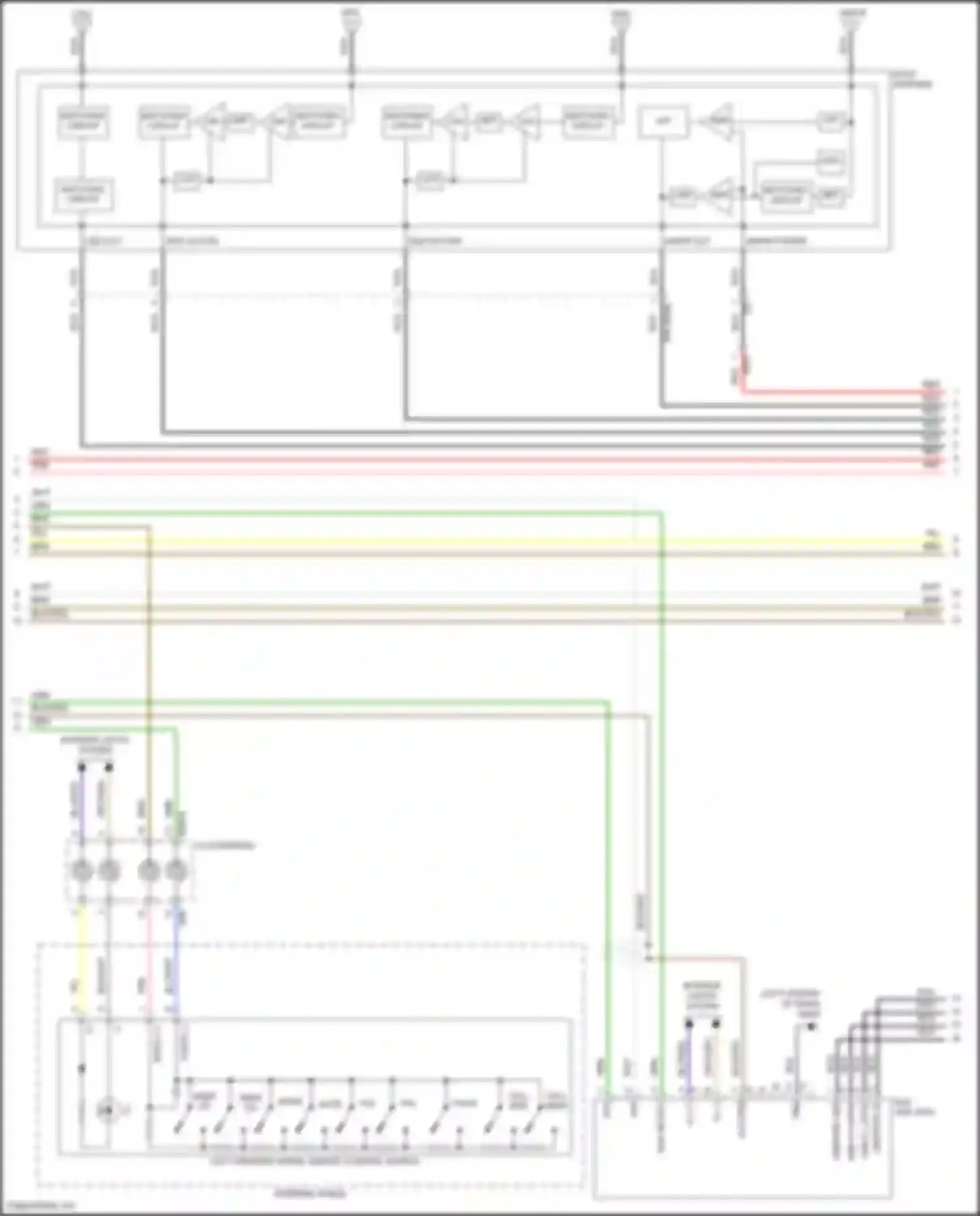 Veloster Hyundai II (2018-2024): Radio circuit, w/ navigation (2 of 4)