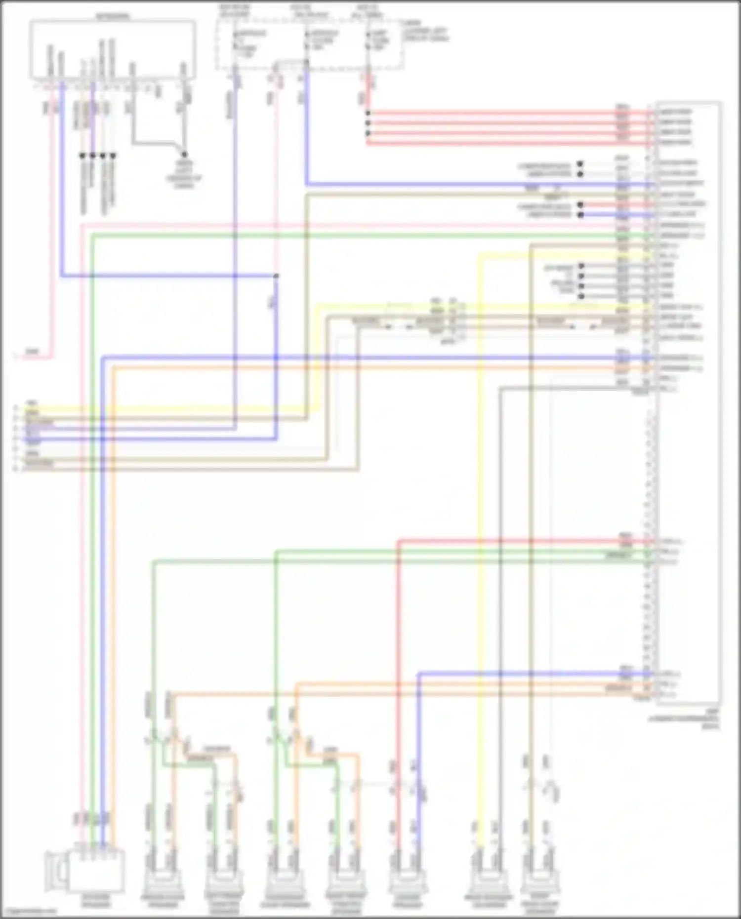 Veloster Hyundai II (2018-2024): Radio circuit, w/ navigation (4 of 4)