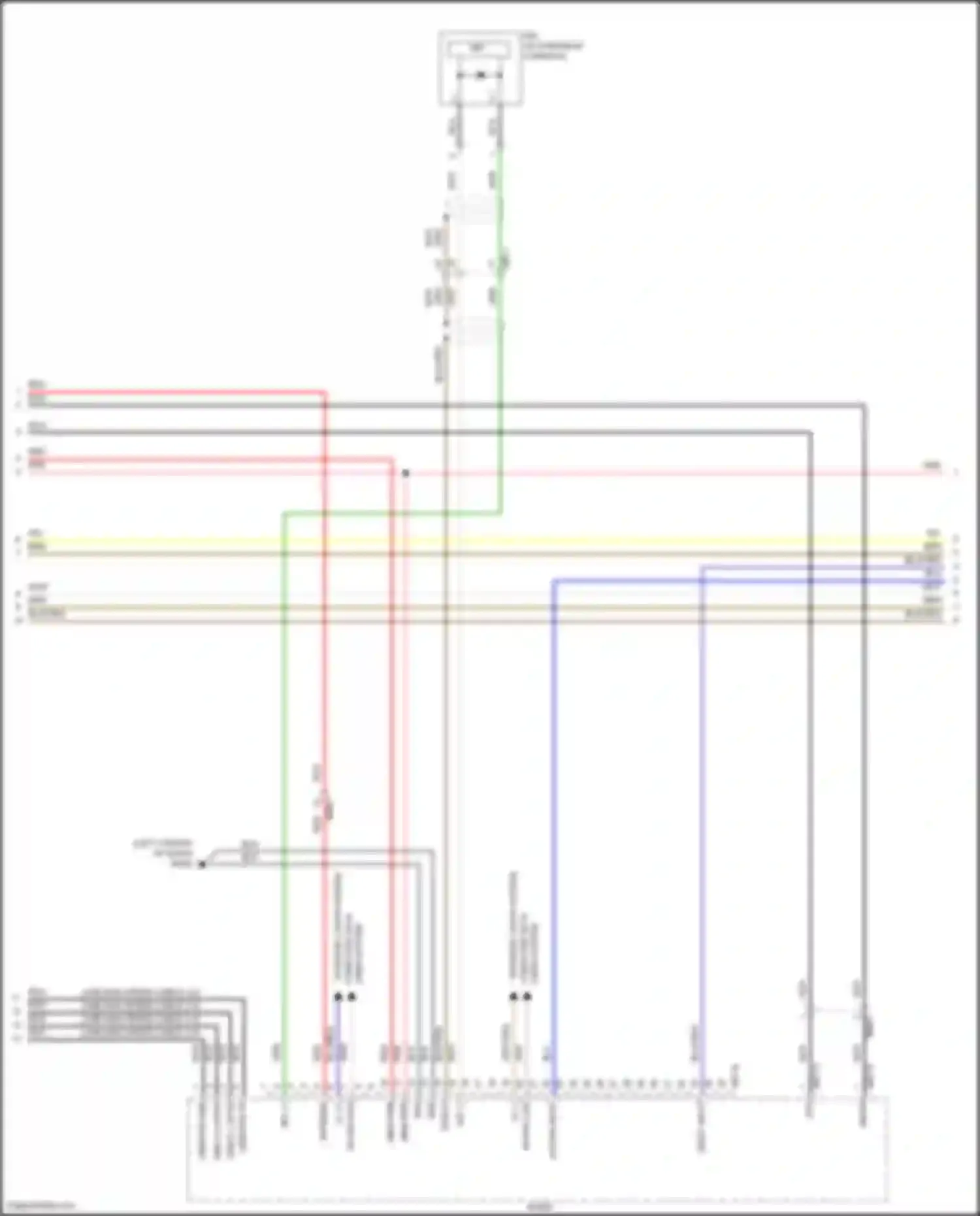 Veloster Hyundai II (2018-2024): Radio circuit, w/o navigation w/ amplifier (3 of 4)