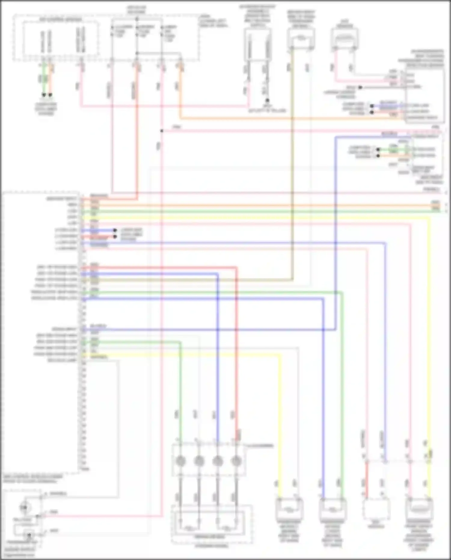 Veloster Hyundai II (2018-2024): Supplemental restraints circuit (1 of 2)