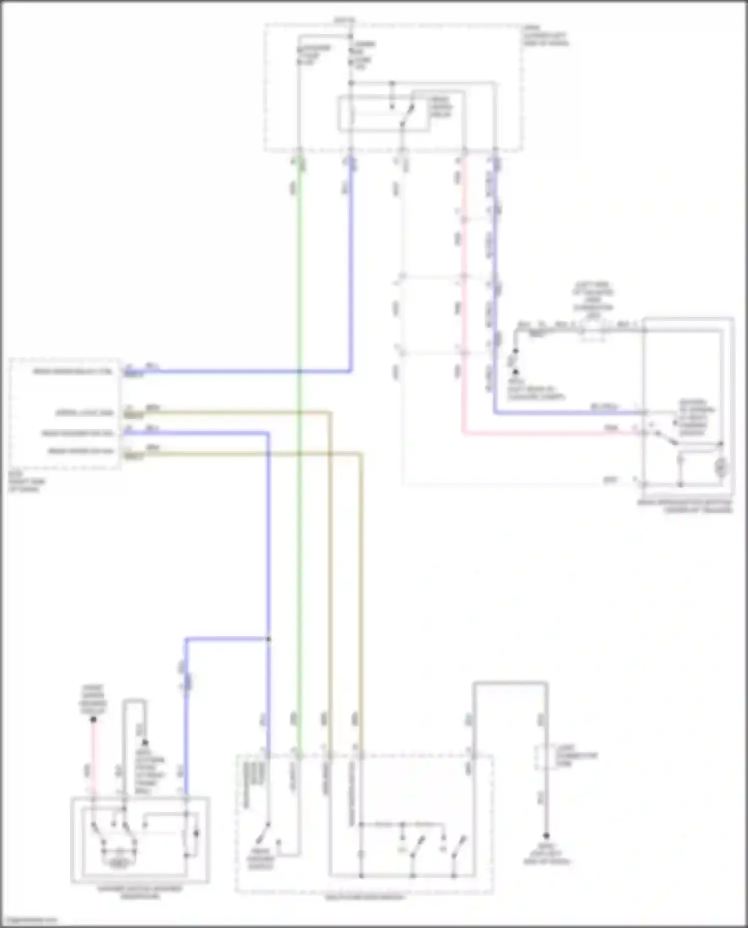Veloster Hyundai II (2018-2024): Rear wiper/washer circuit