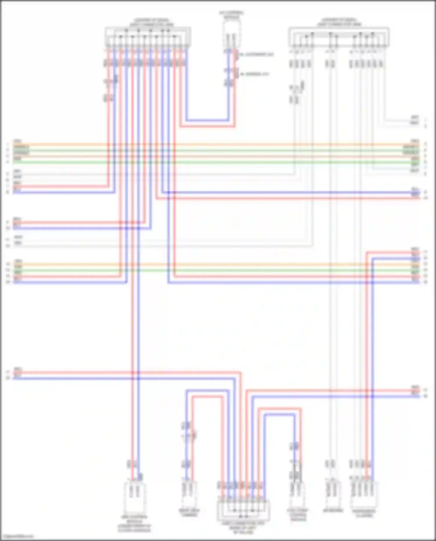 Wiring diagram a/c control module for Hyundai Veloster II (2018-2024) (2 of 11)