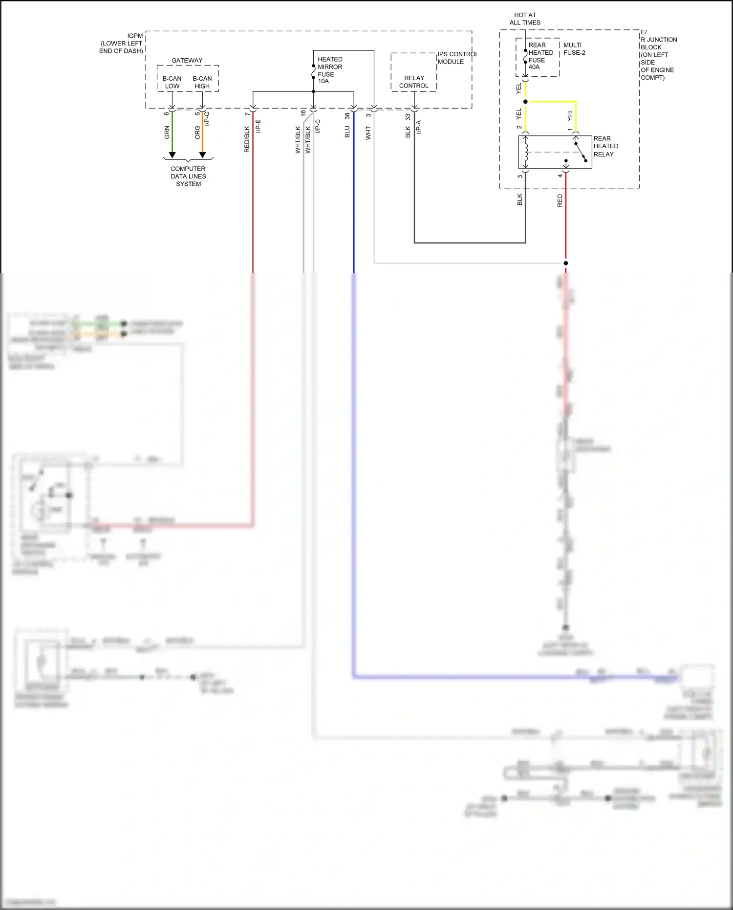Hyundai Veloster II (2018-2024) automatic a/c wiring diagram  (2 of 6)