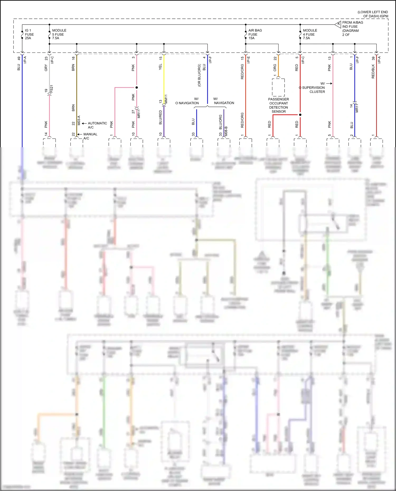 Hyundai Veloster II (2018-2024) automatic a/c wiring diagram  (5 of 6)