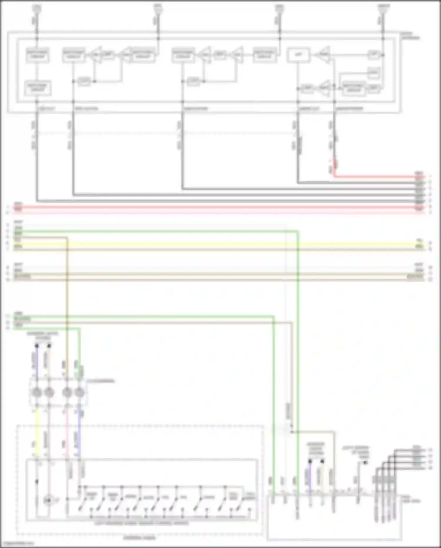 Wiring diagram bpf lna for Hyundai Veloster II (2018-2024) (1 of 4)