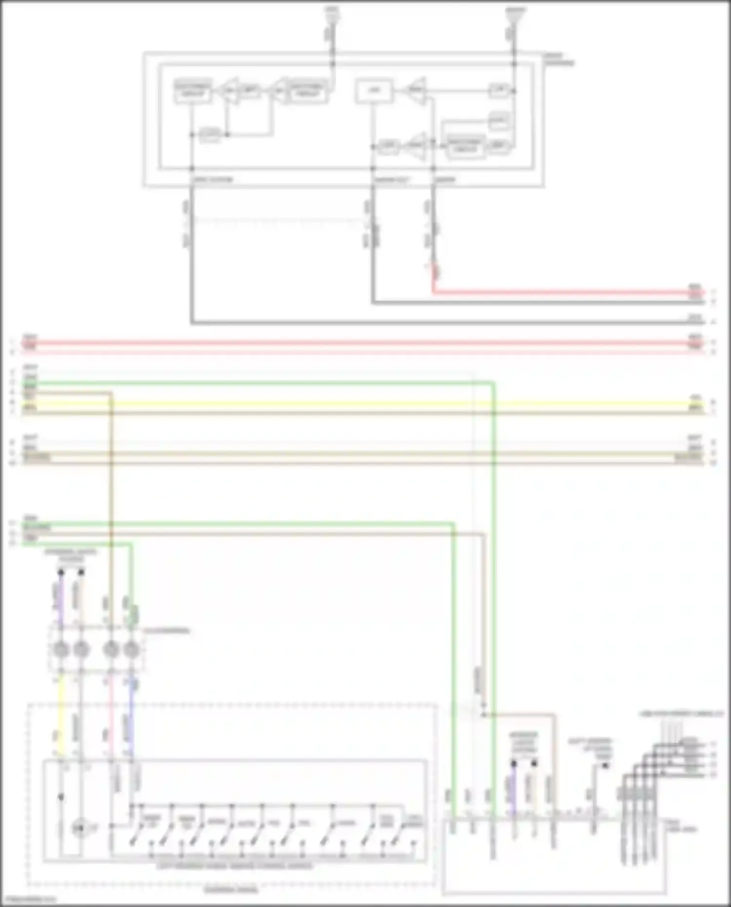 Wiring diagram call end for Hyundai Veloster II (2018-2024) (1 of 2)