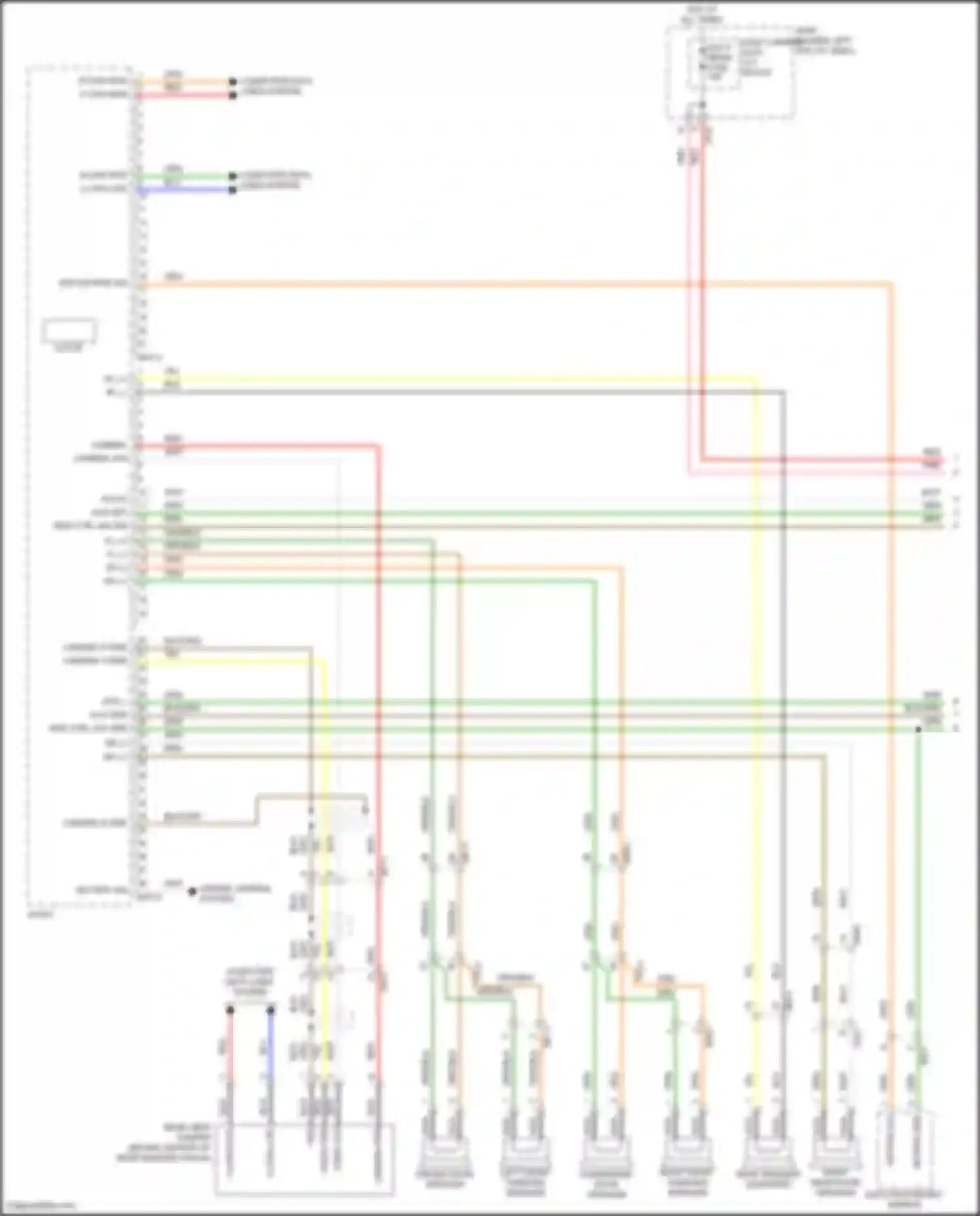 Wiring diagram camera pwr for Hyundai Veloster II (2018-2024) (3 of 4)