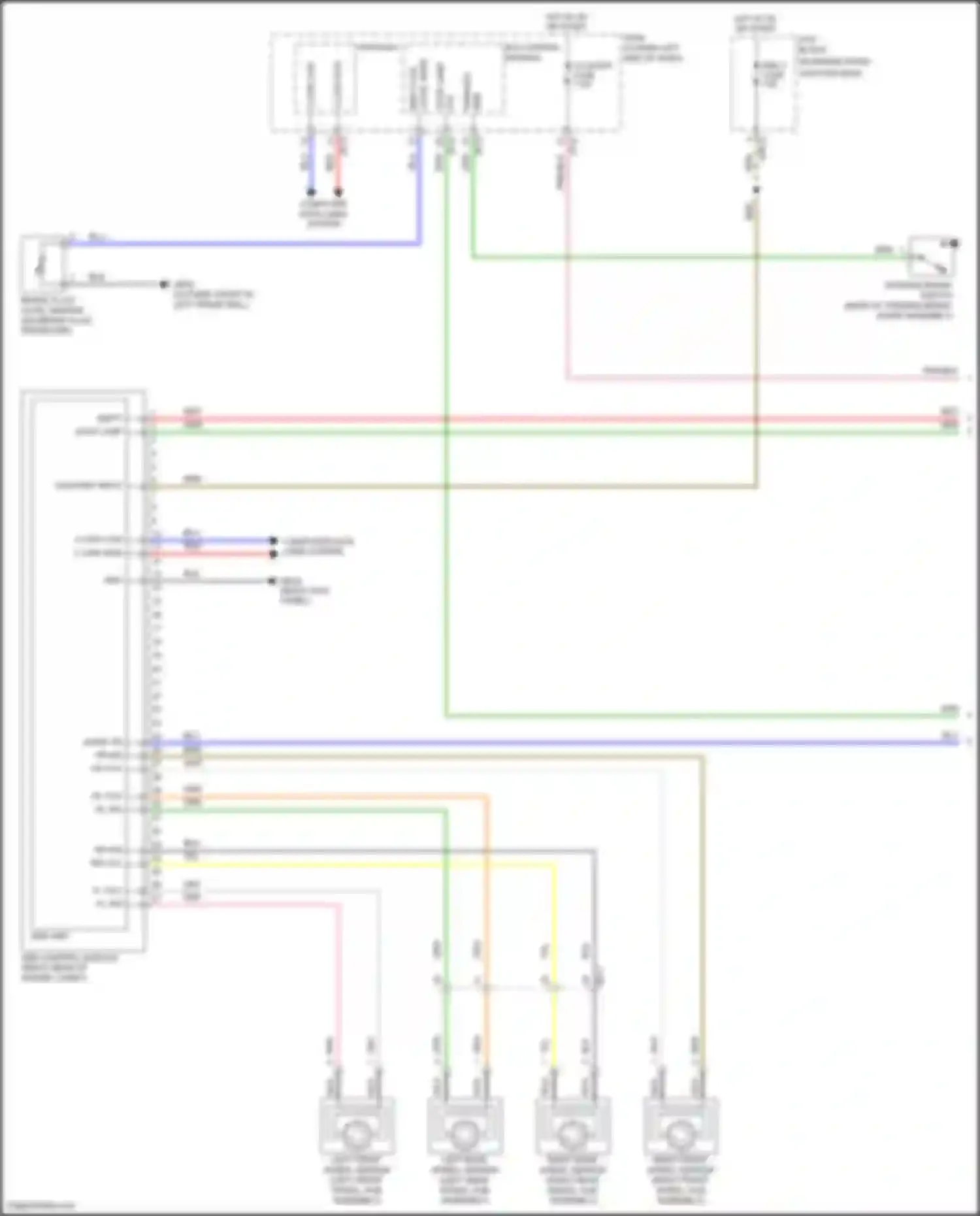 Wiring diagram cluster fuse for Hyundai Veloster II (2018-2024) (1 of 26)