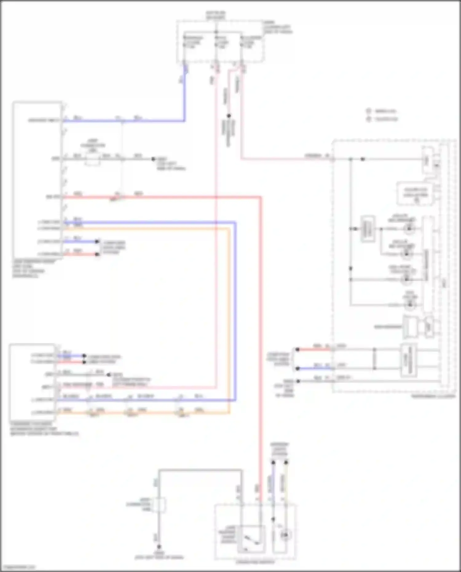 Wiring diagram color lcd for Hyundai Veloster II (2018-2024) (1 of 1)