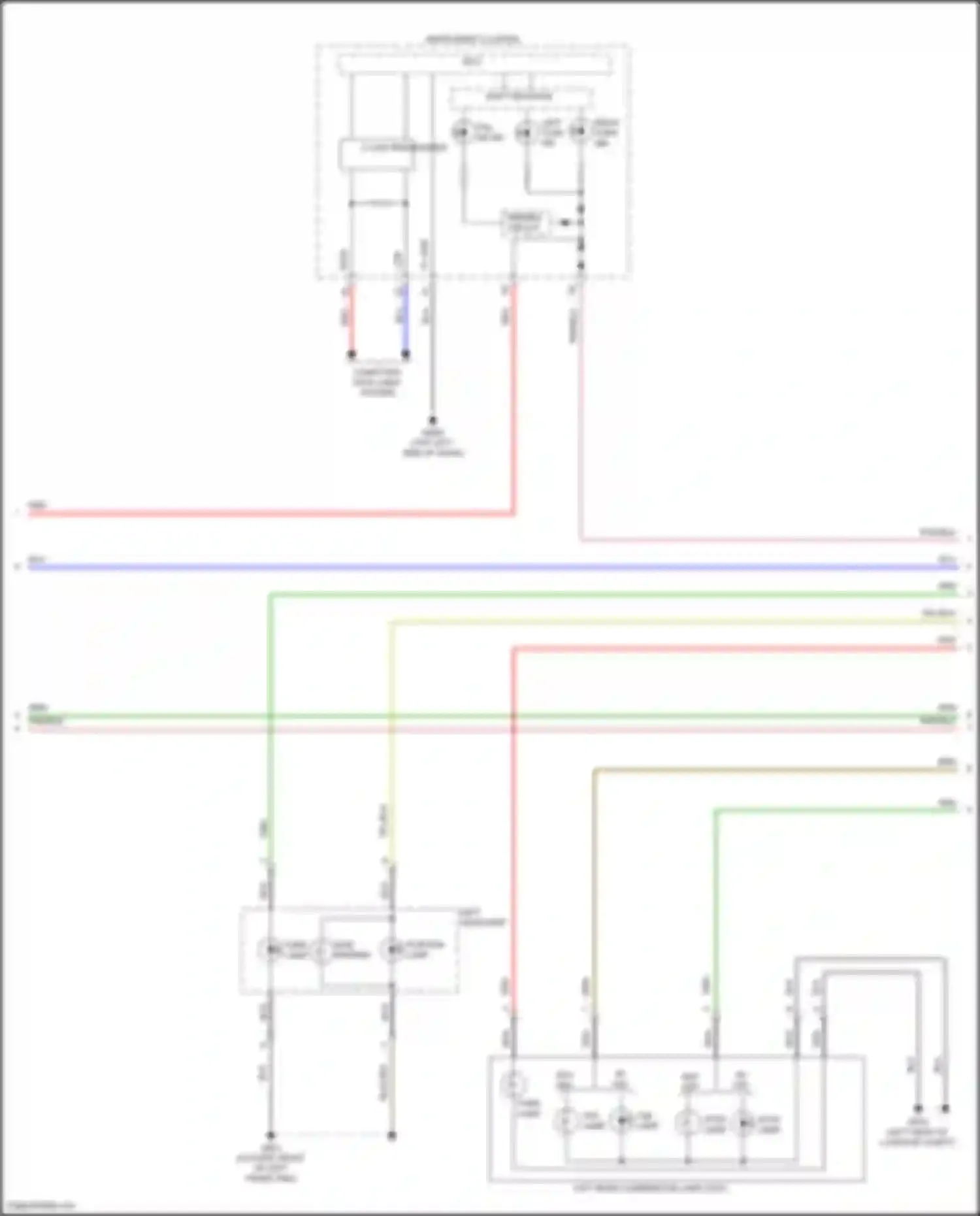 Wiring diagram computer data lines system for Hyundai Veloster II (2018-2024) (25 of 66)