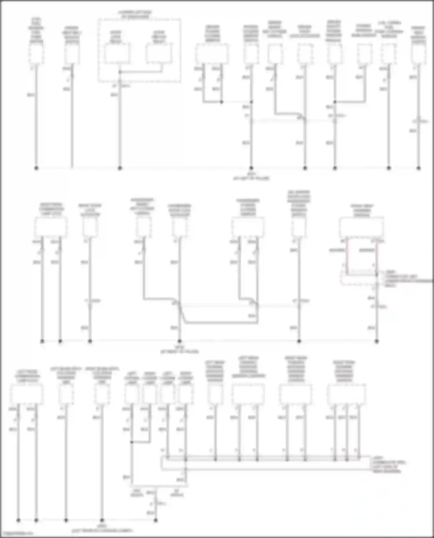 Wiring diagram door lock relay for Hyundai Veloster II (2018-2024) (2 of 5)