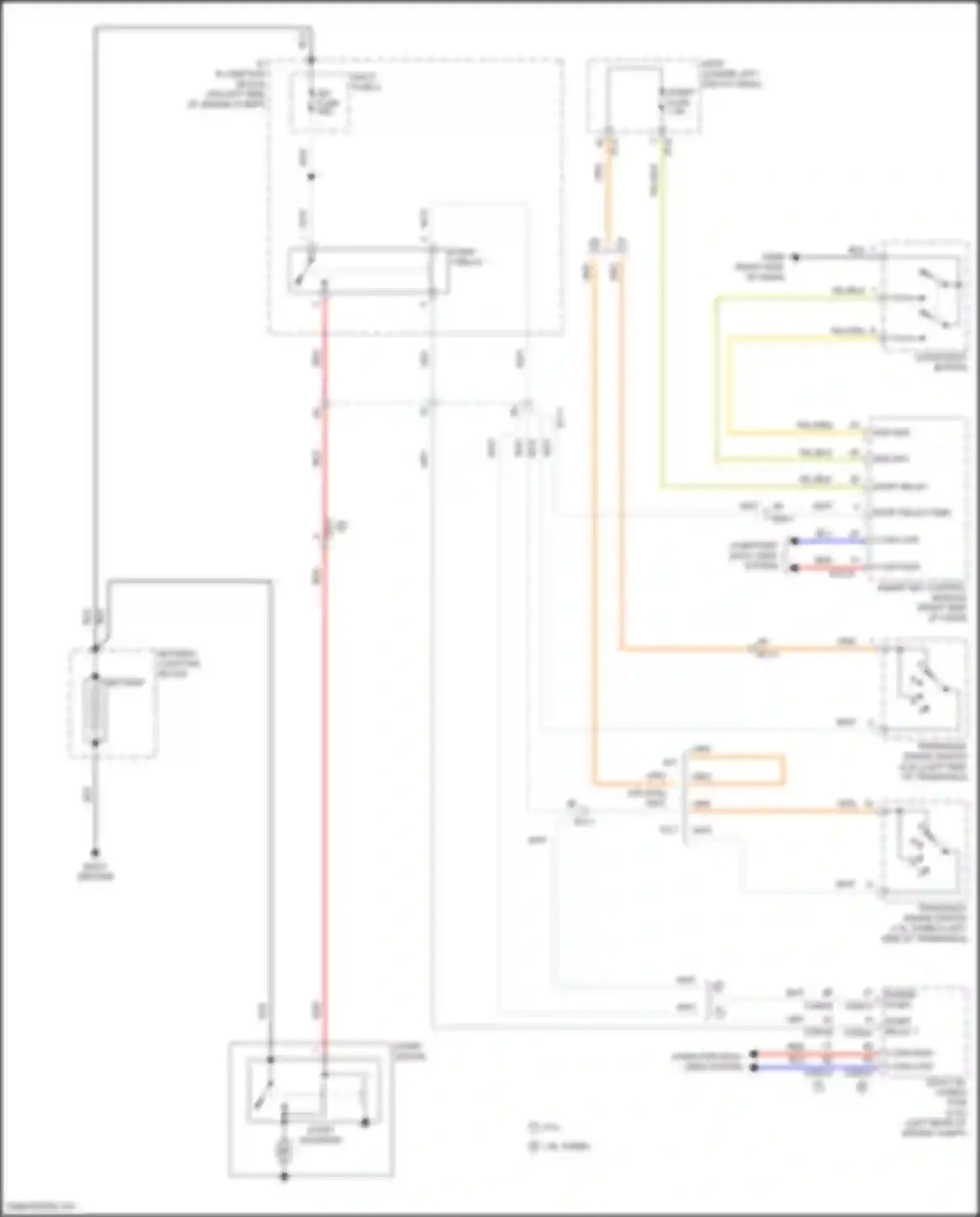 Wiring diagram e/r junction block for Hyundai Veloster II (2018-2024) (23 of 31)