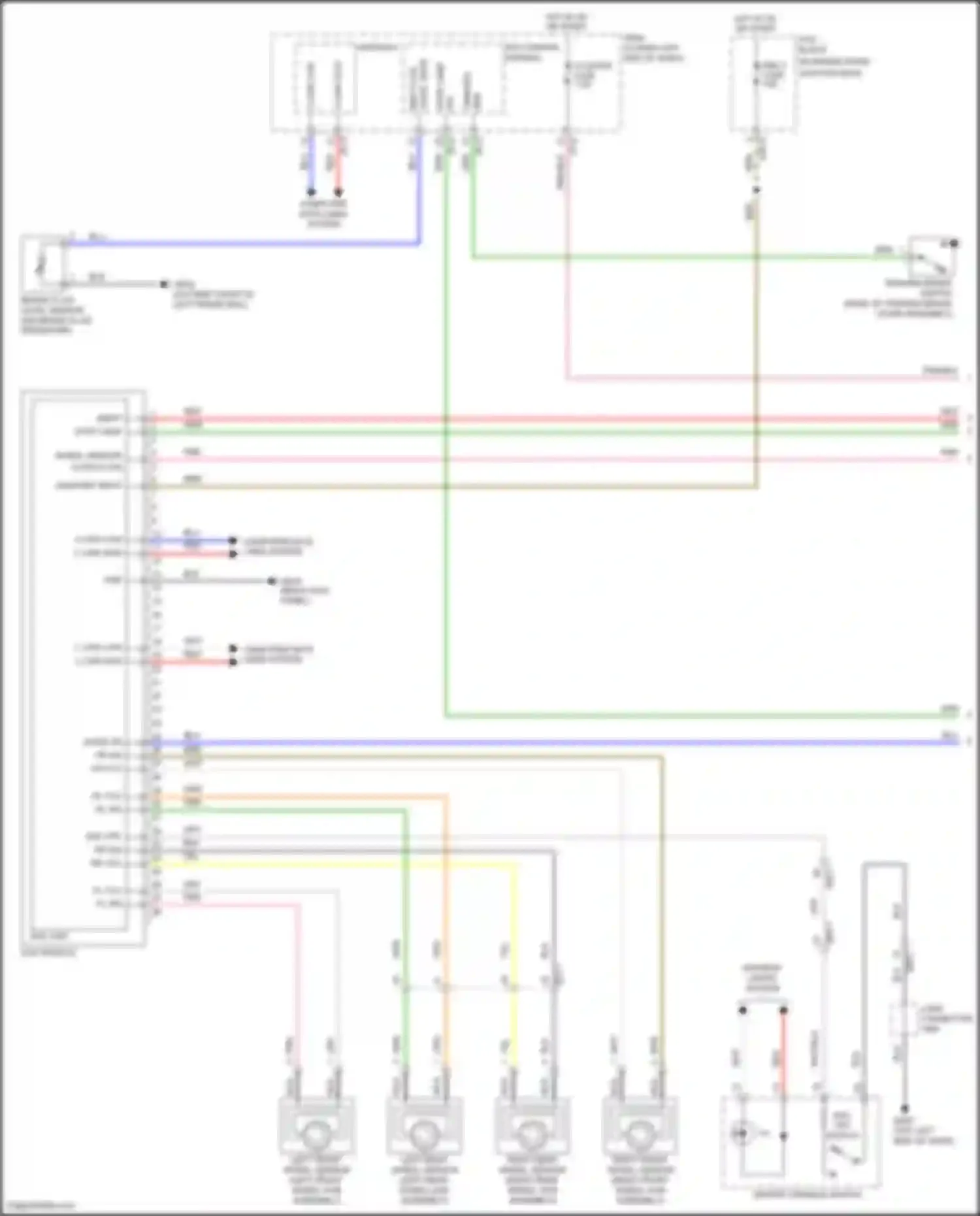 Wiring diagram esc module for Hyundai Veloster II (2018-2024) (1 of 7)