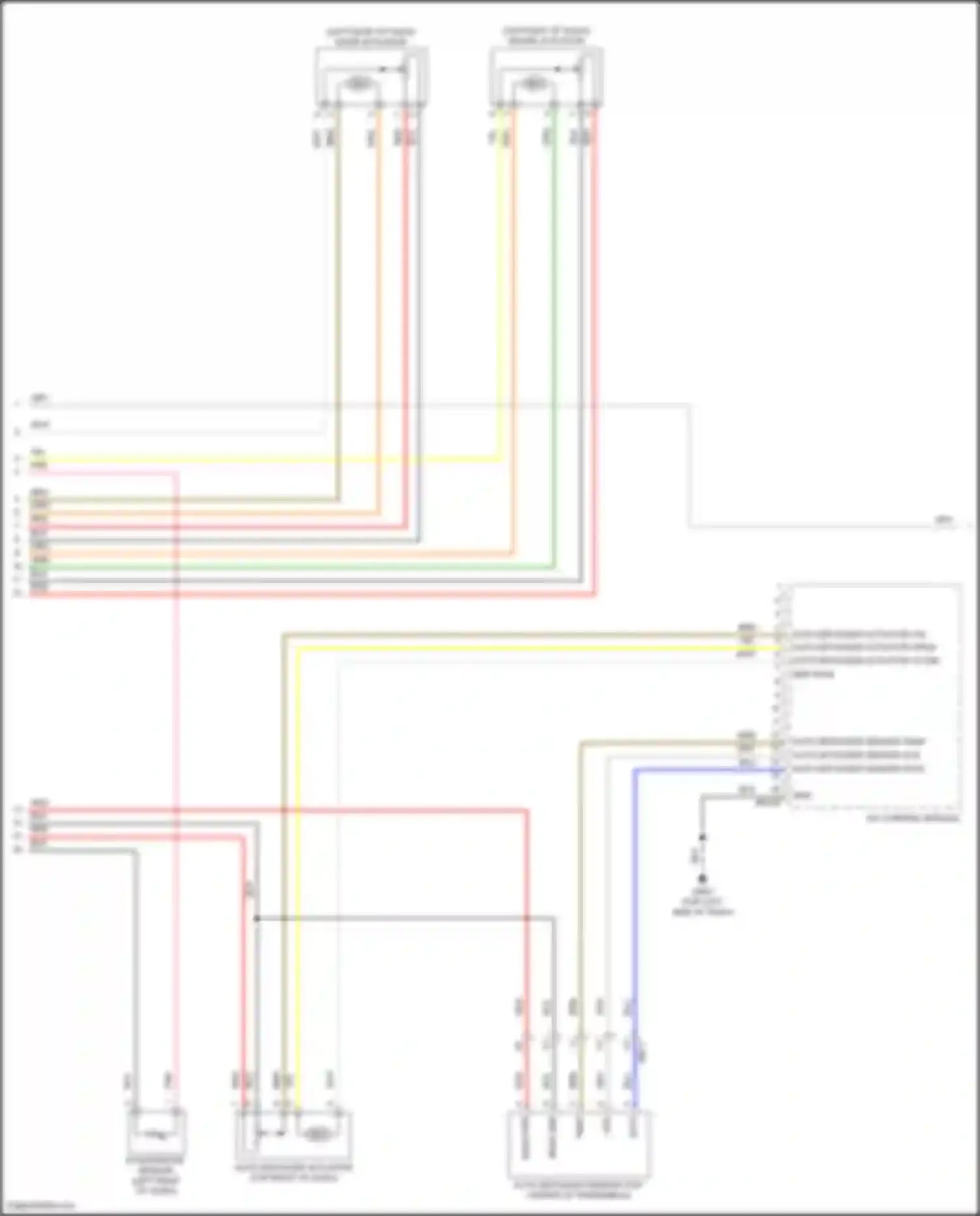 Wiring diagram evaporator sensor for Hyundai Veloster II (2018-2024) (1 of 2)