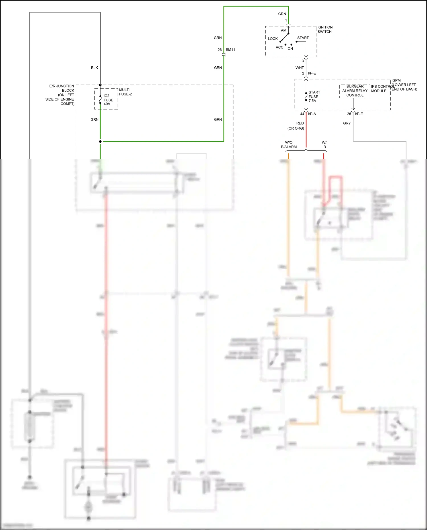 Wiring diagram ips control module for Hyundai Veloster II (2018-2024) (21 of 29)